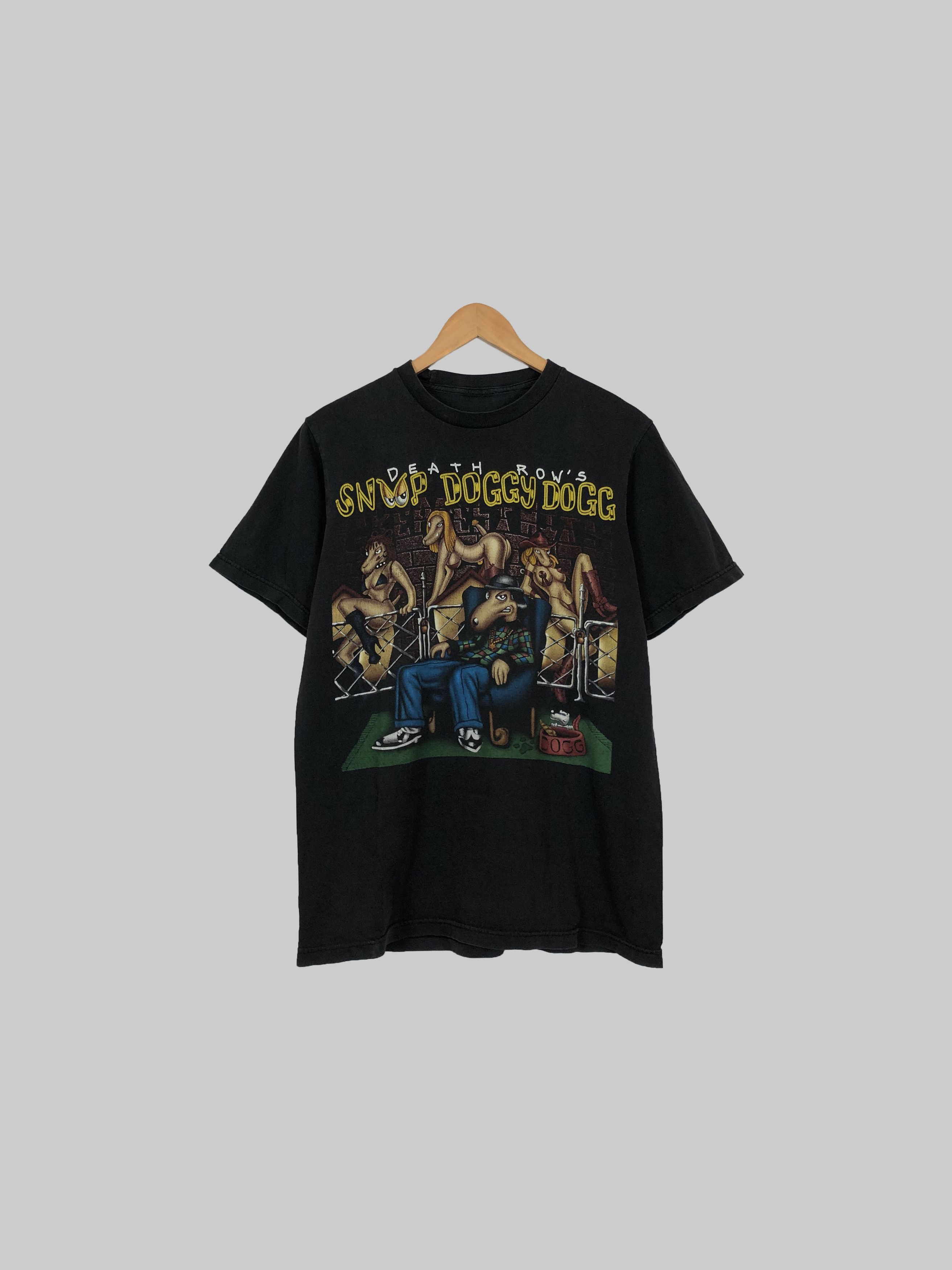 Band Tees Vintage 90s Snoop Dogg Doggfather (Death Row Dr.Dre Wutang) Size US M / EU 48-50 / 2 - 1 Thumbnail