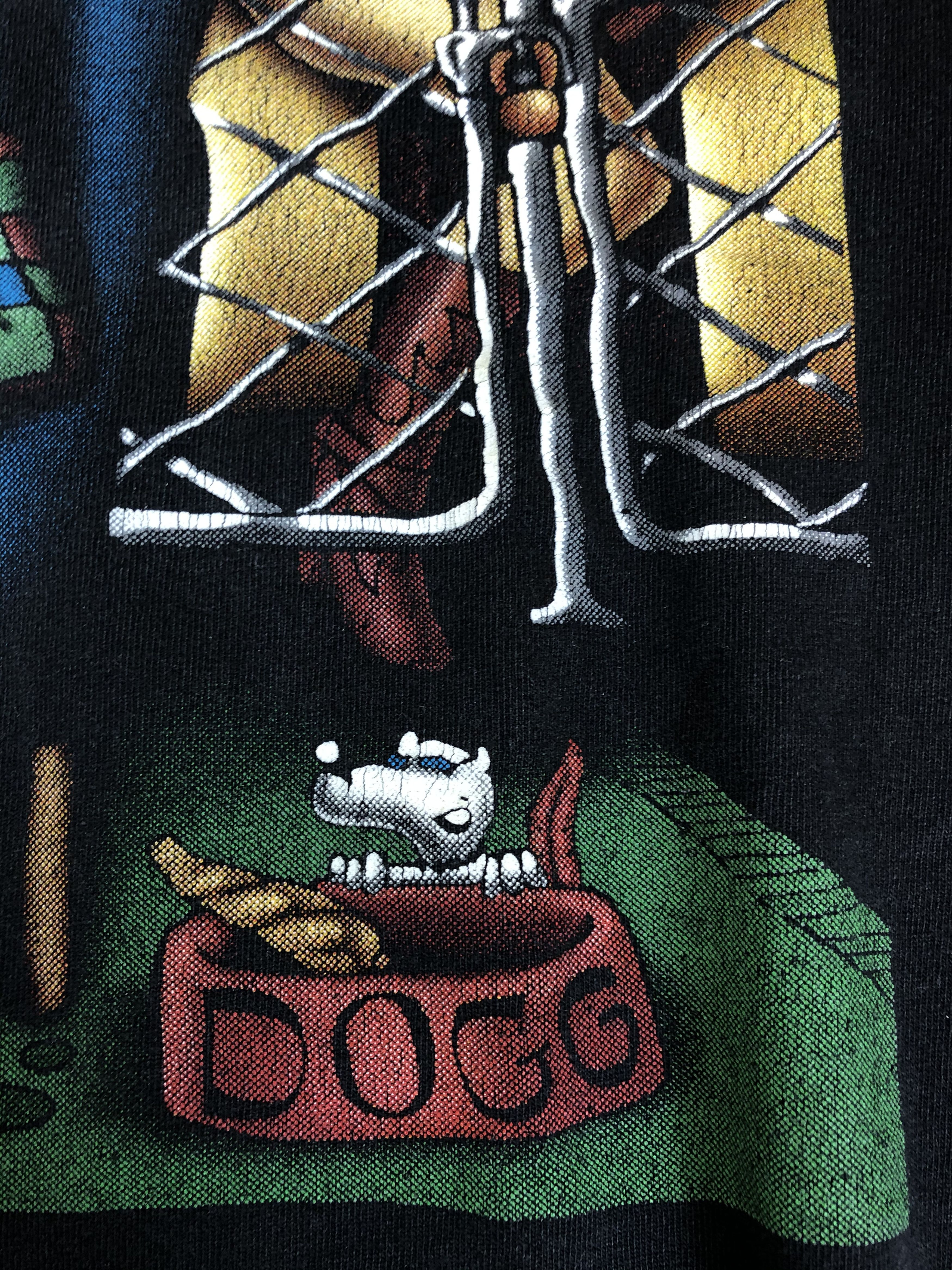 Band Tees Vintage 90s Snoop Dogg Doggfather (Death Row Dr.Dre Wutang) Size US M / EU 48-50 / 2 - 9 Thumbnail