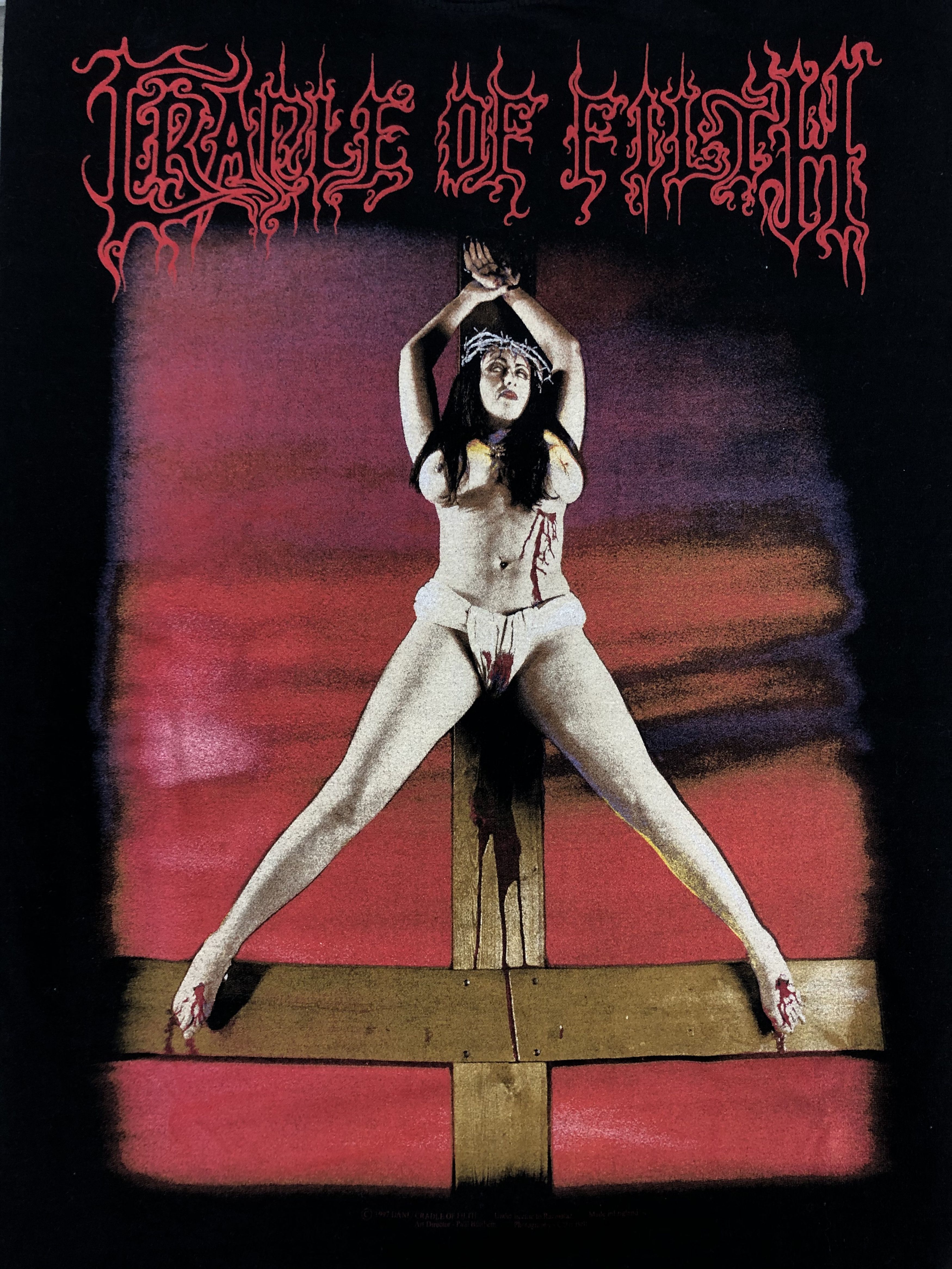 Vintage 1997 Cradle of Filth Desire Me Like Satan