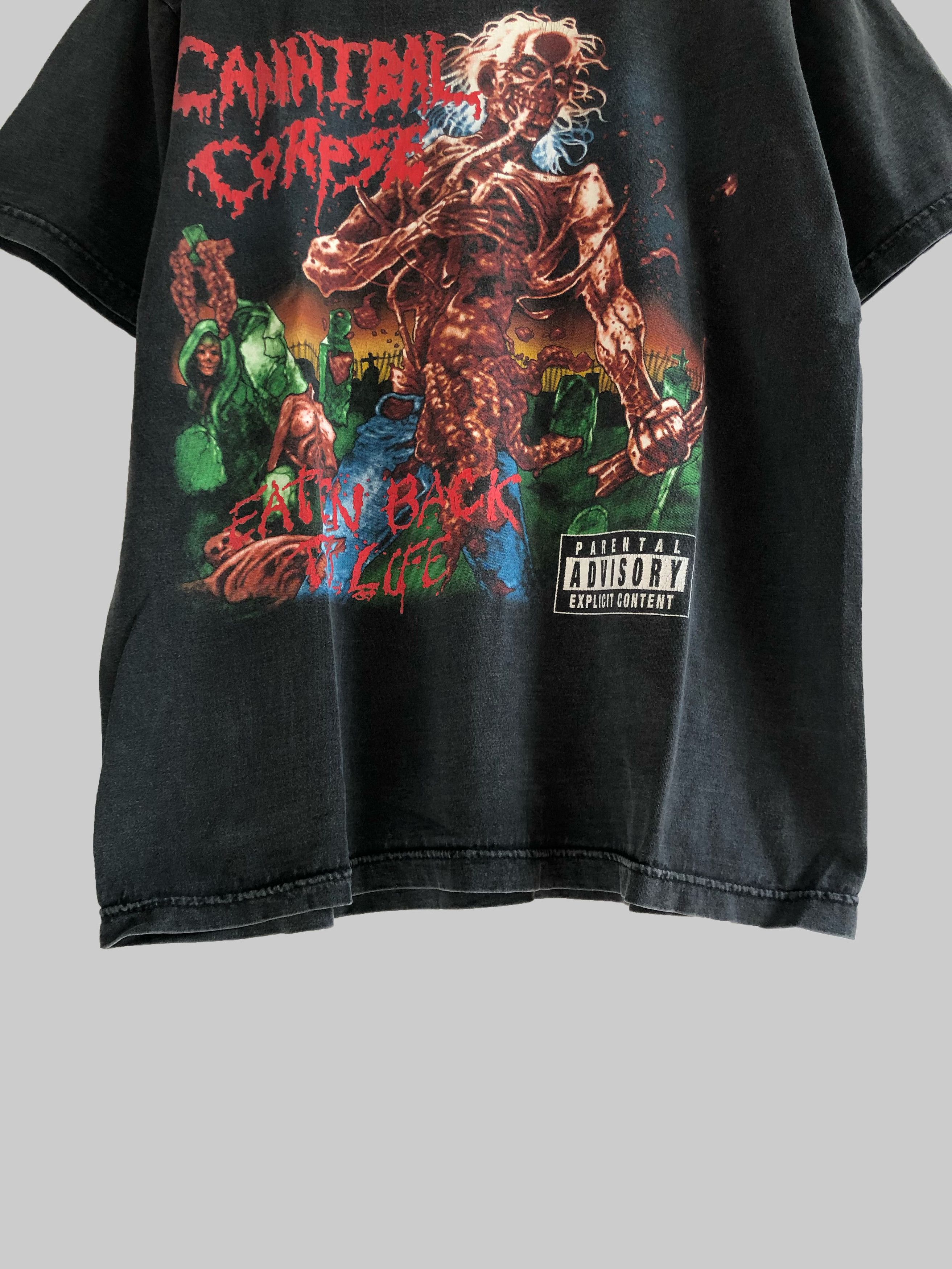 Band Tees Vintage 90s Cannibal Corpse (Napalm Death Cradle of Filth) Size US L / EU 52-54 / 3 - 5 Thumbnail