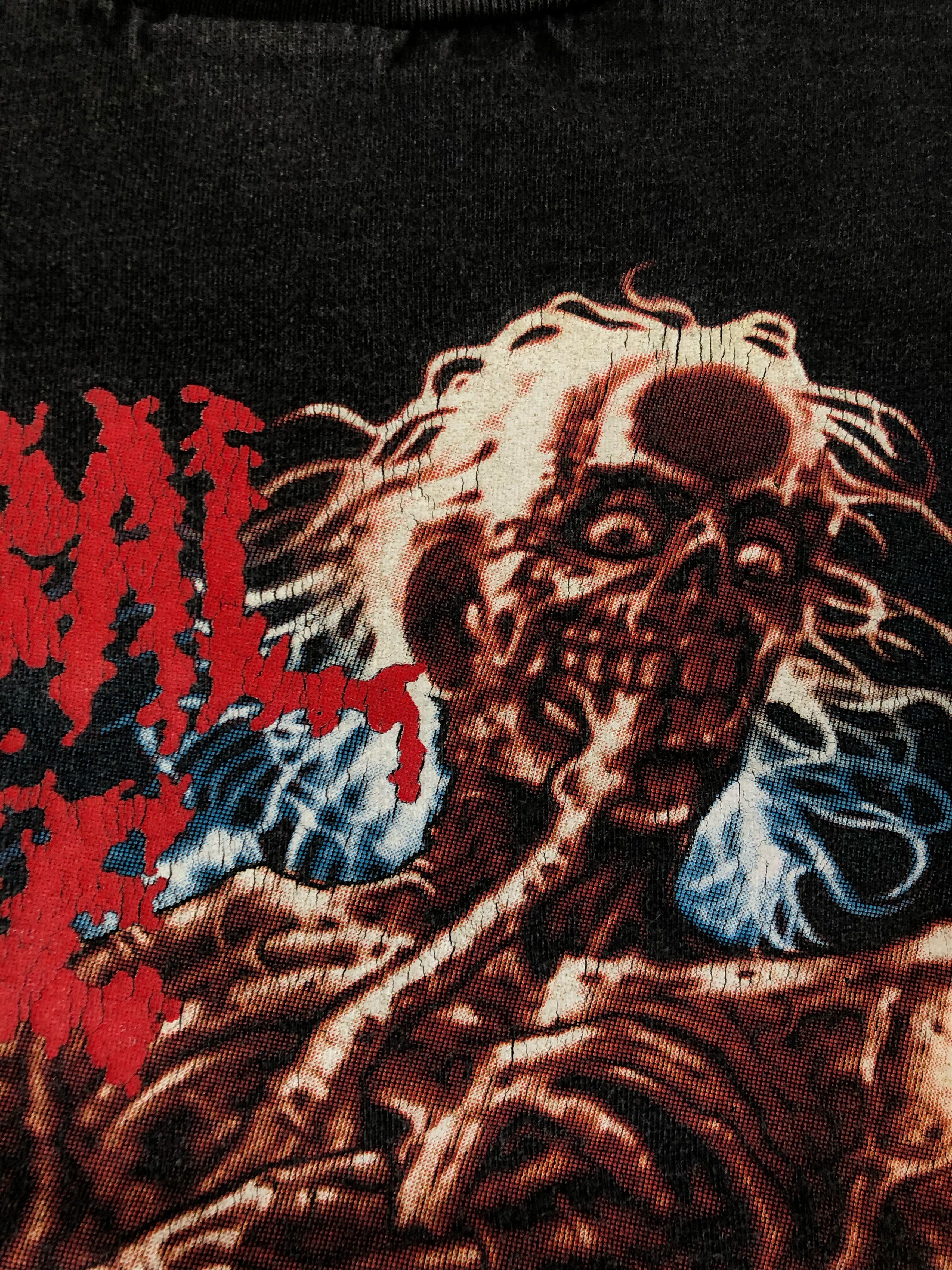 Band Tees Vintage 90s Cannibal Corpse (Napalm Death Cradle of Filth) Size US L / EU 52-54 / 3 - 8 Thumbnail