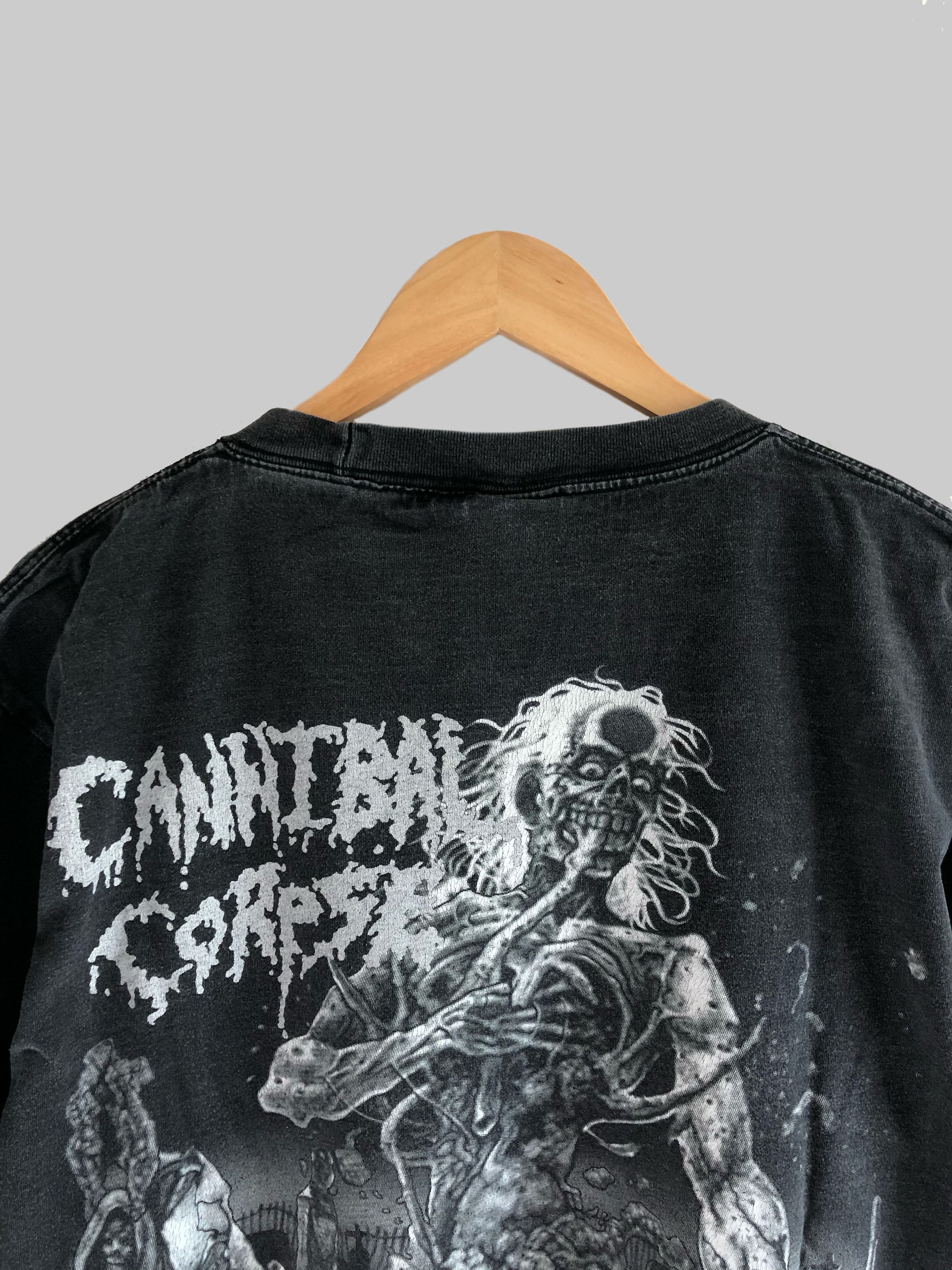 Band Tees Vintage 90s Cannibal Corpse (Napalm Death Cradle of Filth) Size US L / EU 52-54 / 3 - 4 Thumbnail