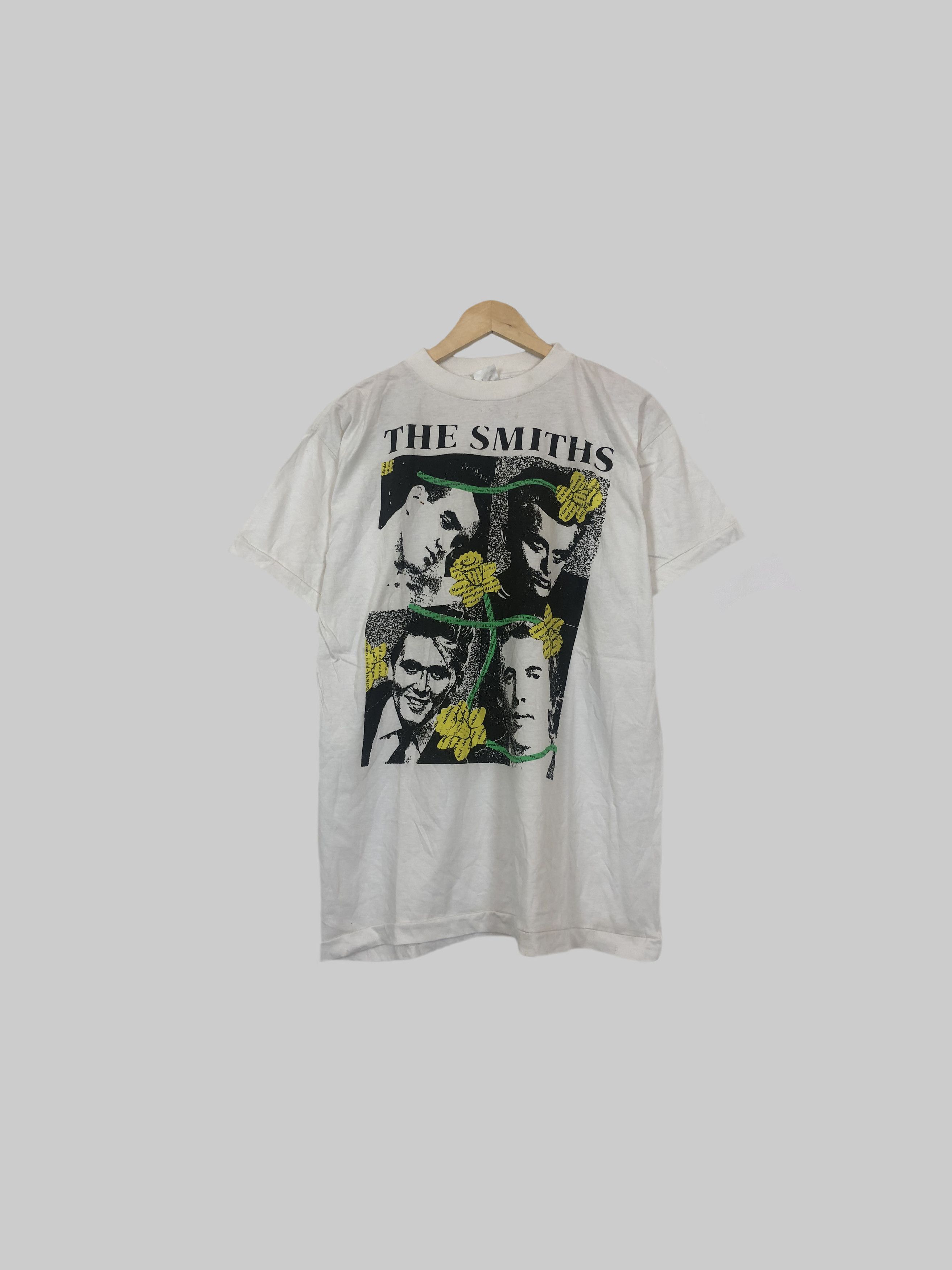 Band Tees Vintage 80s The Smiths single stitch (New Order Stone Roses Size US L / EU 52-54 / 3 - 1 Thumbnail
