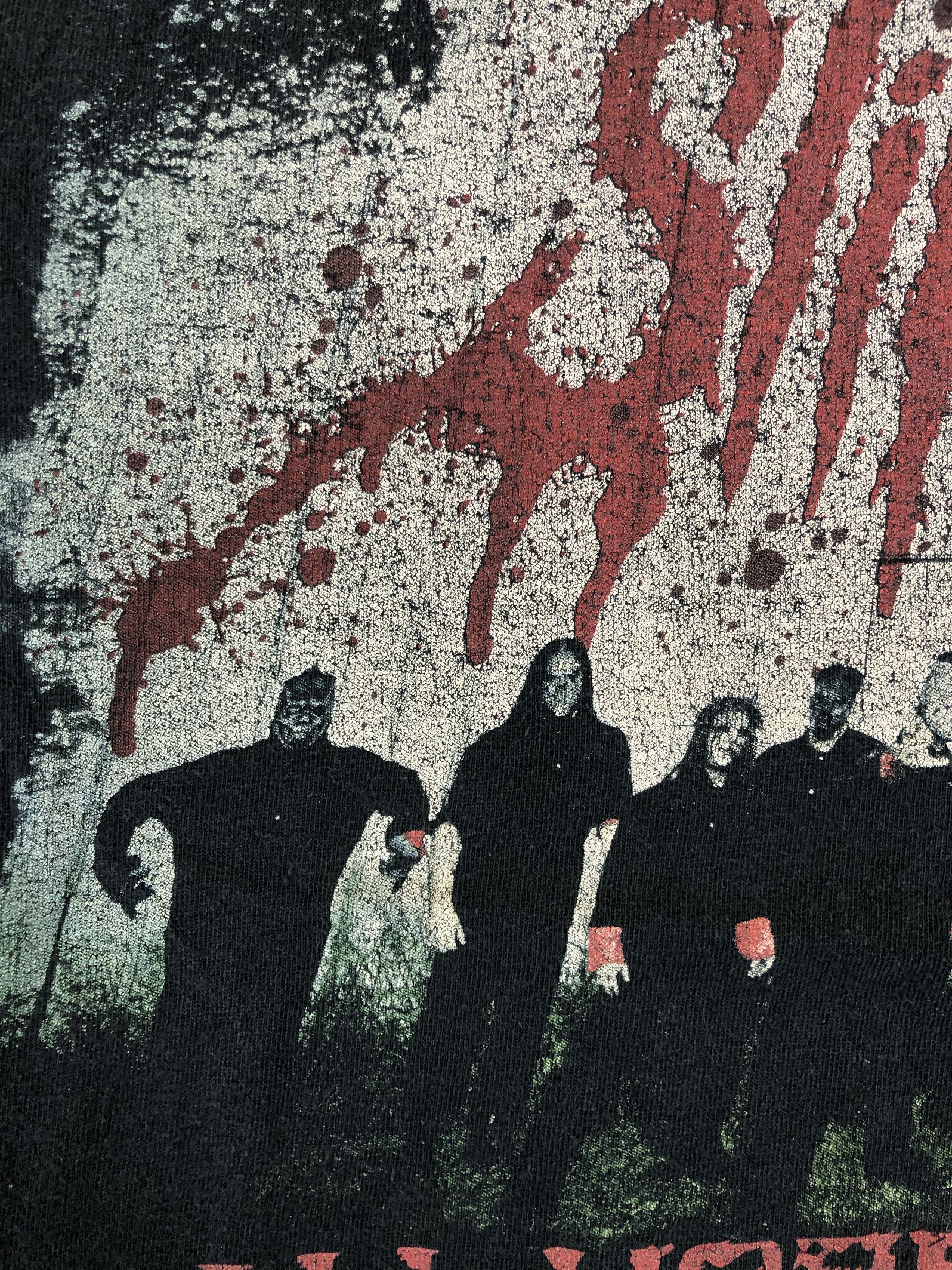 Band Tees Vintage 2008 Slipknot (Stone Sour Linkin Park Limp Bizkit) Size US M / EU 48-50 / 2 - 4 Thumbnail