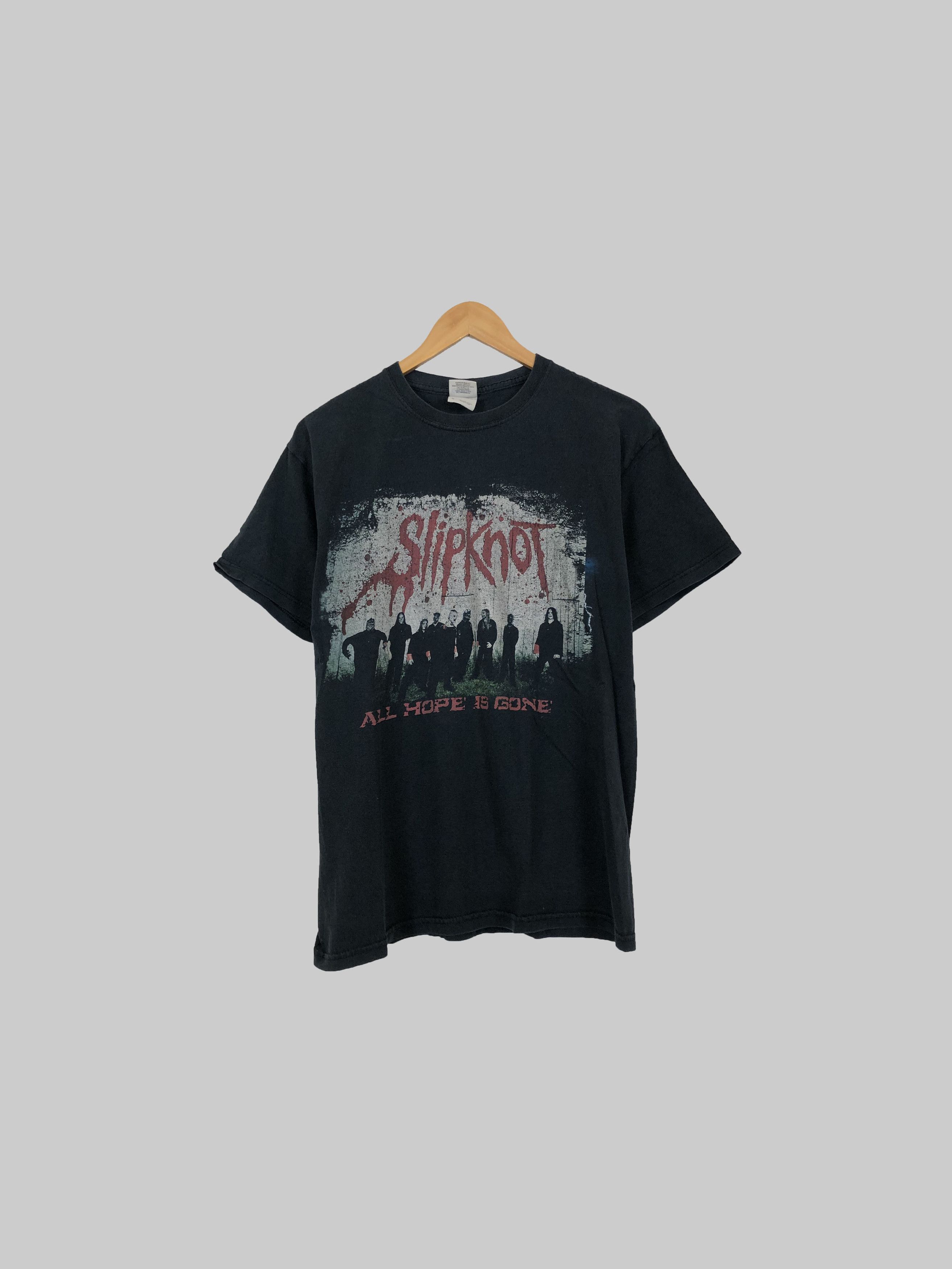 Band Tees Vintage 2008 Slipknot (Stone Sour Linkin Park Limp Bizkit) Size US M / EU 48-50 / 2 - 1 Thumbnail