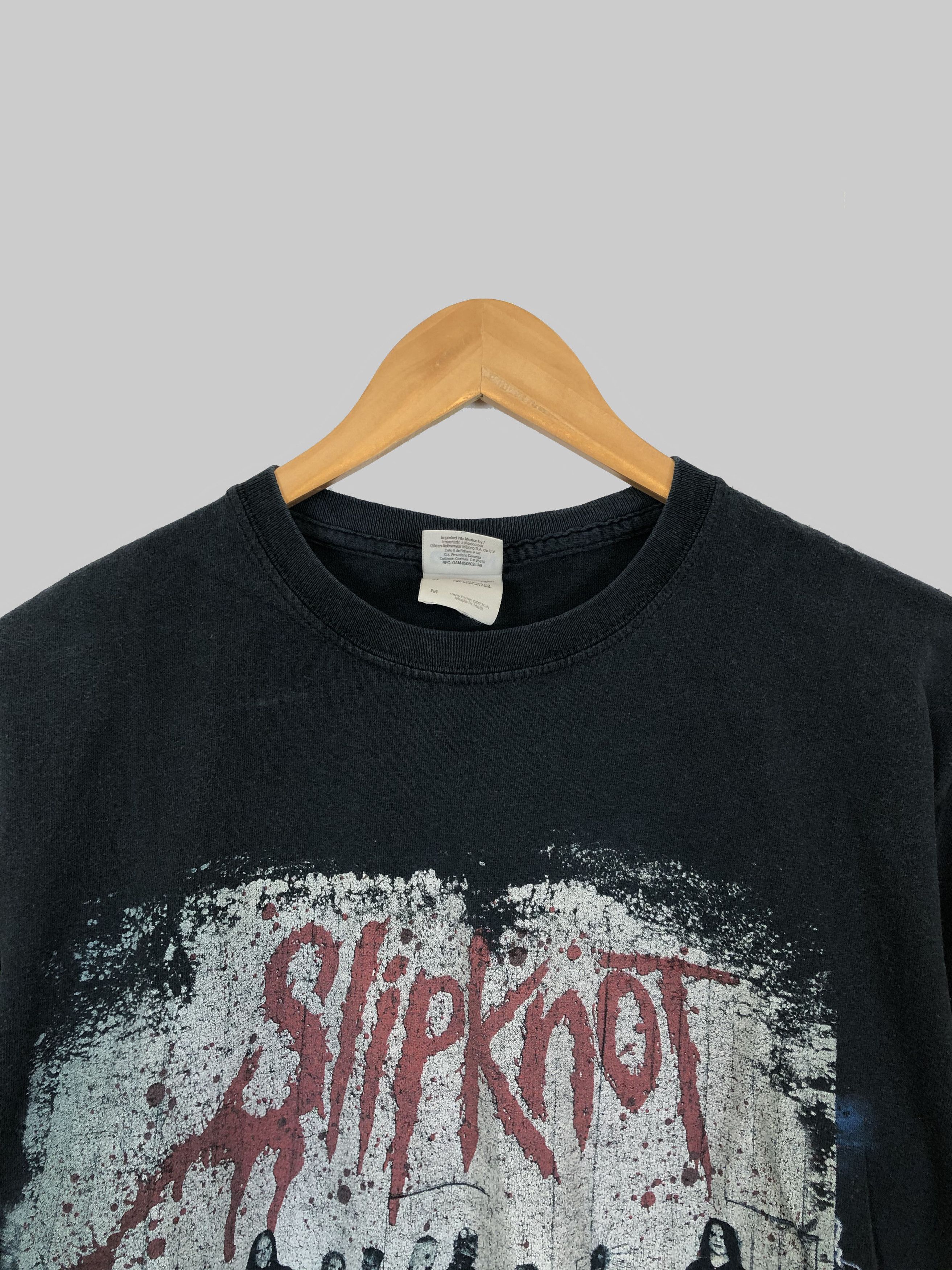 Band Tees Vintage 2008 Slipknot (Stone Sour Linkin Park Limp Bizkit) Size US M / EU 48-50 / 2 - 2 Thumbnail