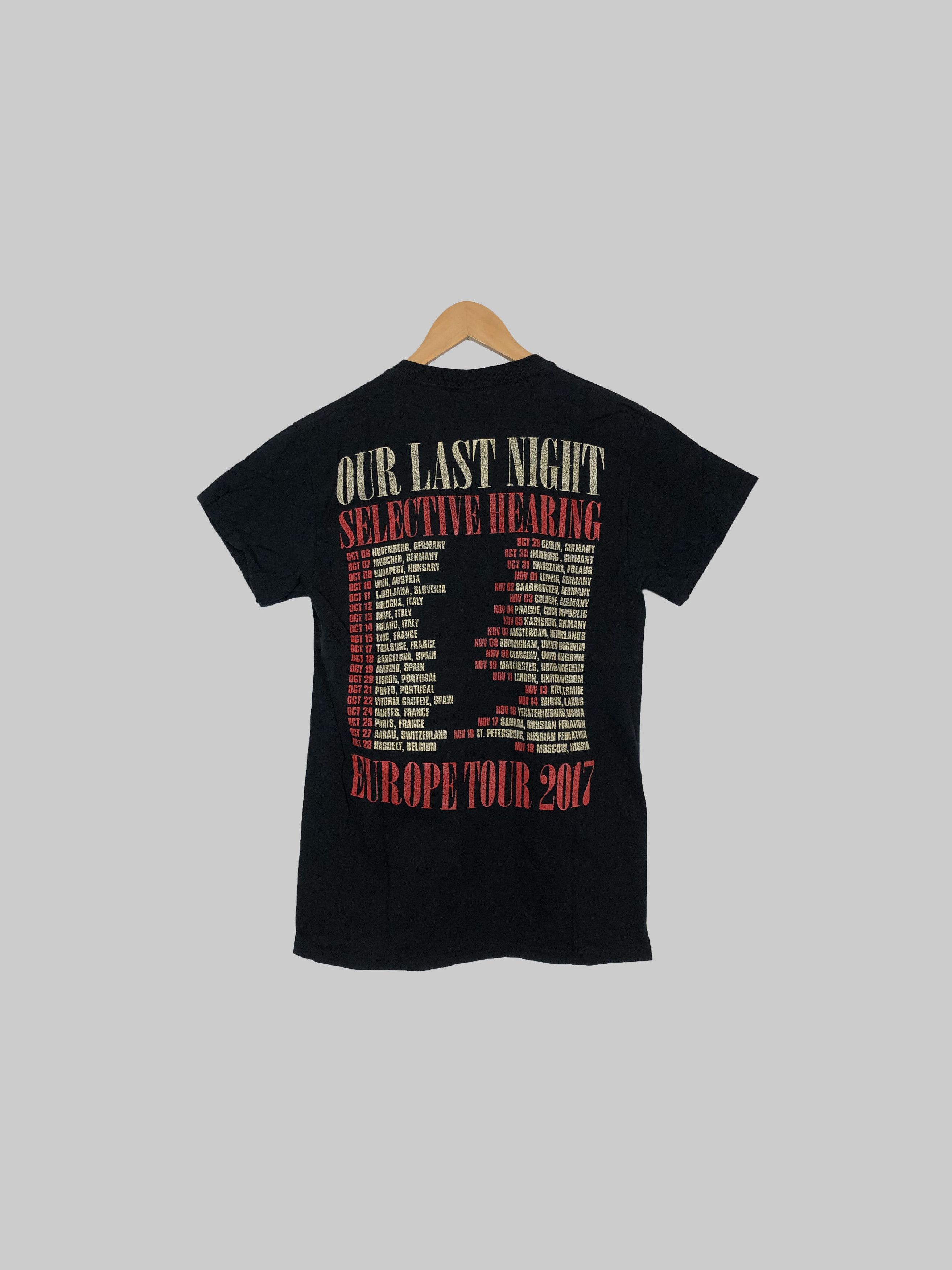 Band Tees Vinatge 2017 Our Last Night (Big Black Limp Bizkit Rollins) Size US S / EU 44-46 / 1 - 2 Thumbnail