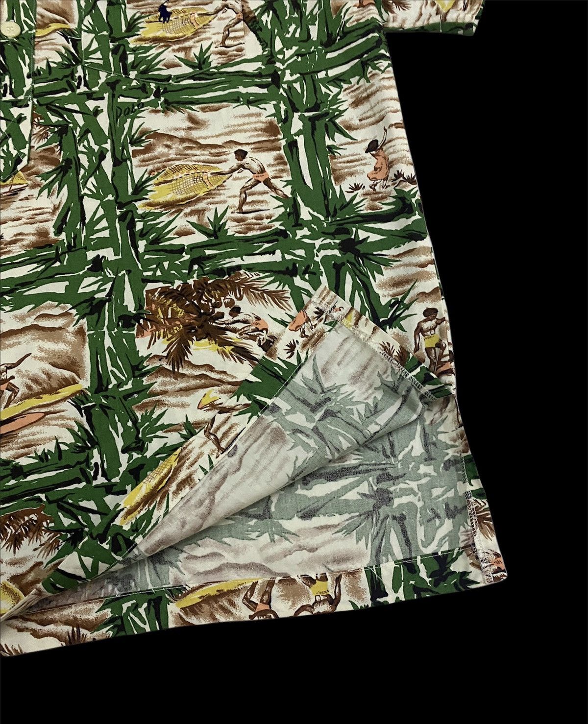 Polo Ralph Lauren Vtg🔥90’s Polo Hula Girl Hawaii Pullover Shirt Size US L / EU 52-54 / 3 - 11 Thumbnail