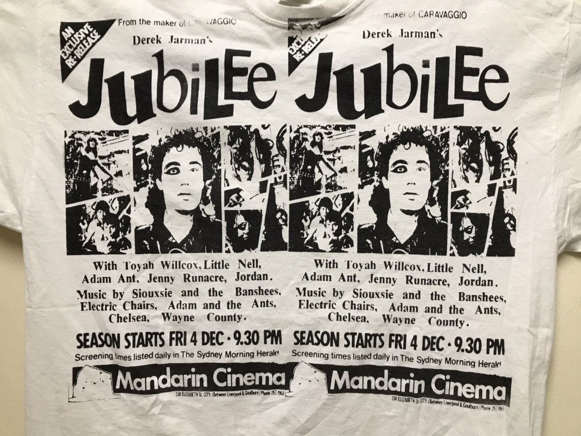 Band Tees × Gildan Punk Movie Derek Jarman’s JubiLEe Size US XXL / EU 58 / 5 - 3 Thumbnail