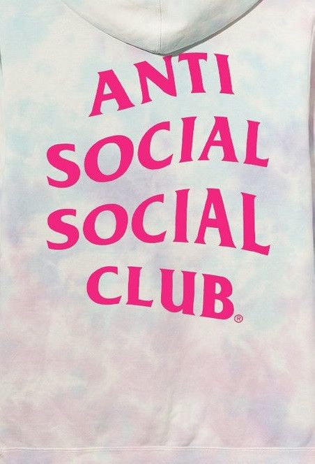 Anti Social Social Club DS AW20 ASSC Pink Logo Ice Cream Paint Job Hoodie in hand Size US S / EU 44-46 / 1 - 3 Thumbnail