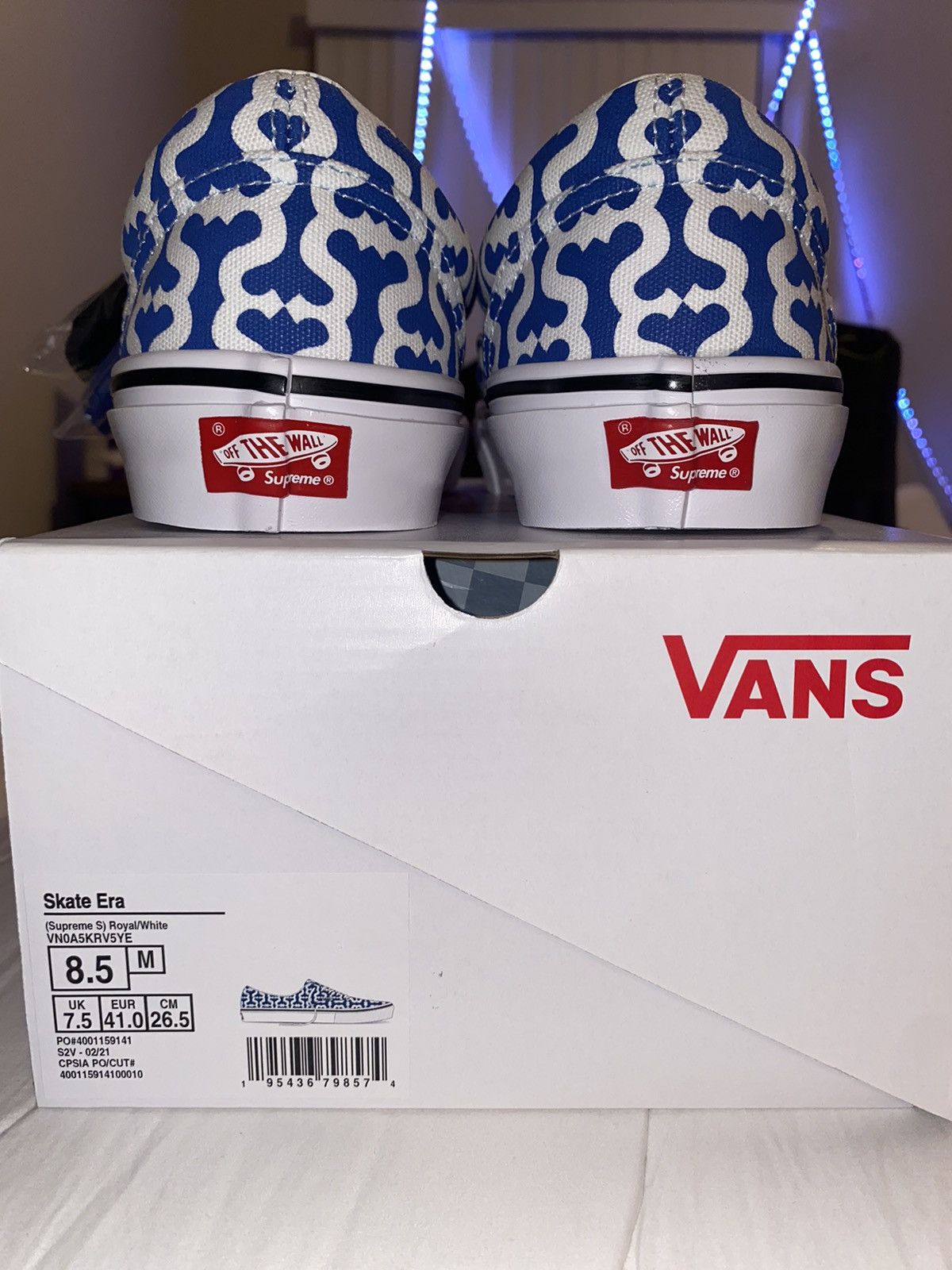 Supreme × Vans Supreme x Vans Monogram S Logo Skate Era