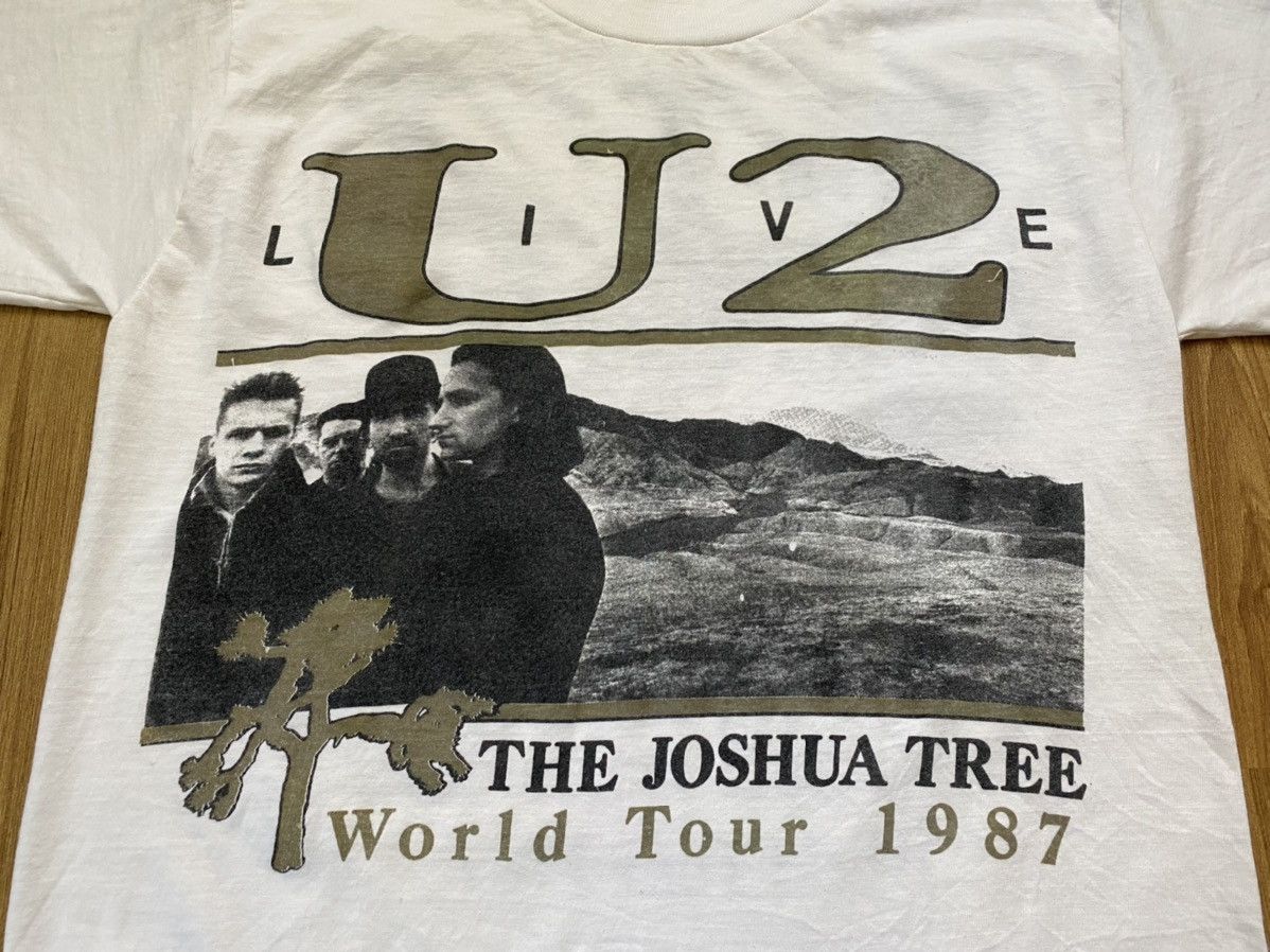 Band Tees Vintage U2 The Joshua Tree Tour 1987 T Shirt Tee Size US S / EU 44-46 / 1 - 2 Thumbnail