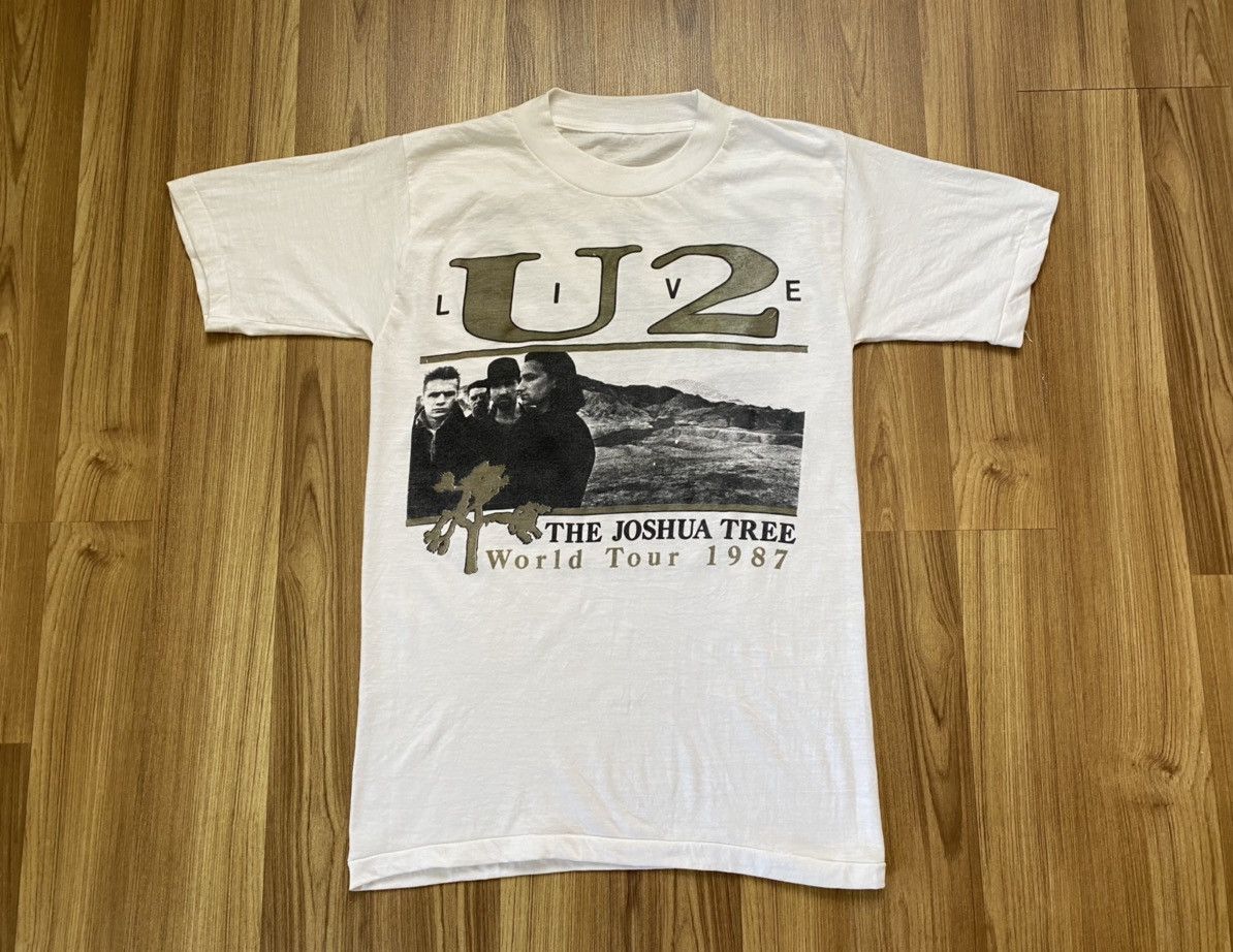 Band Tees Vintage U2 The Joshua Tree Tour 1987 T Shirt Tee Size US S / EU 44-46 / 1 - 1 Thumbnail
