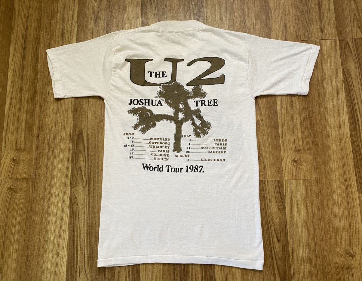 Band Tees Vintage U2 The Joshua Tree Tour 1987 T Shirt Tee Size US S / EU 44-46 / 1 - 3 Thumbnail