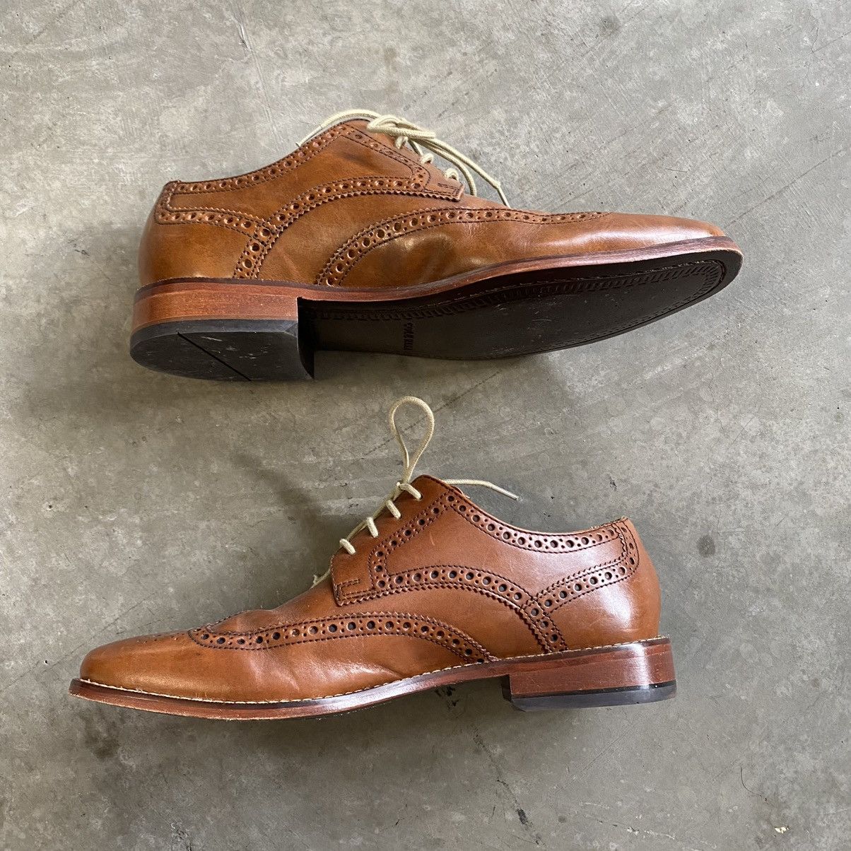 Cole Haan Cole Haan Wingtip Oxfords Size US 7.5 / EU 40-41 - 3 Thumbnail