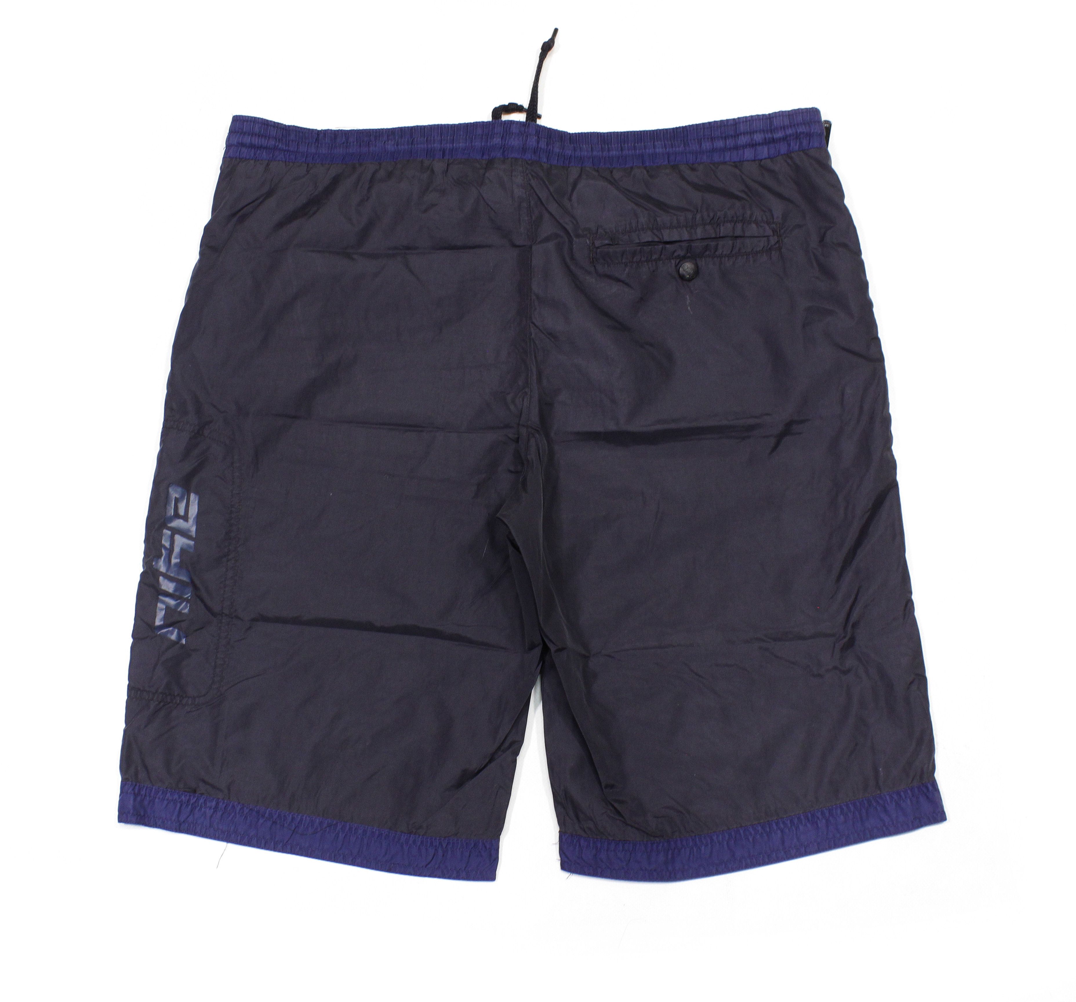 Nike 90S Swoosh Logo Packable Nylon Swim Shorts M Size Size US 32 / EU 48 - 2 Thumbnail