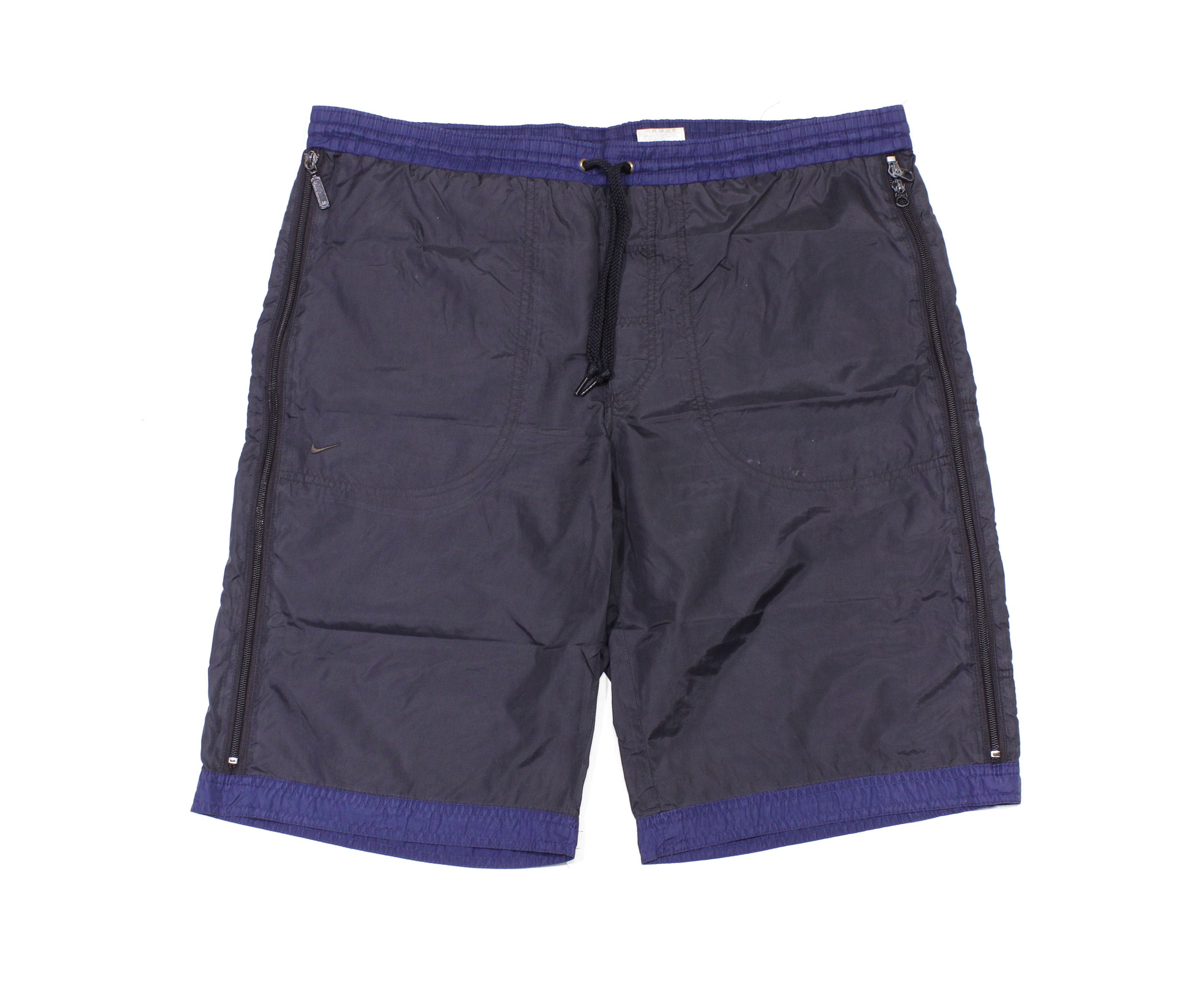 Nike 90S Swoosh Logo Packable Nylon Swim Shorts M Size Size US 32 / EU 48 - 1 Thumbnail