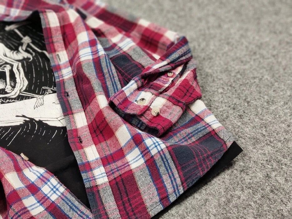 Flannel Vintage Flannel Shirt Checkered Travis Scott Style Hype Size US L / EU 52-54 / 3 - 10 Thumbnail