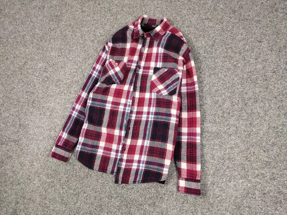 Flannel Vintage Flannel Shirt Checkered Travis Scott Style Hype Size US L / EU 52-54 / 3 - 8 Thumbnail