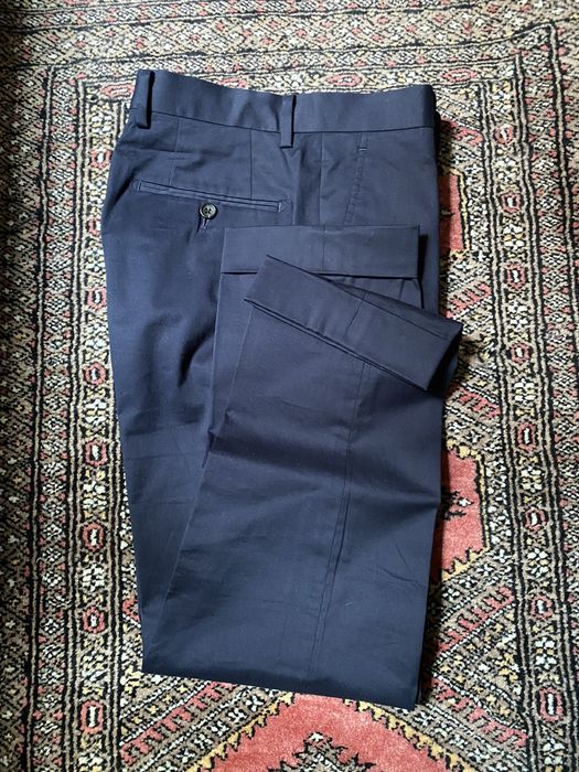 Spier And Mackay Spier & Mackay Navy Cotton Dress Chinos (US 28”) | Grailed