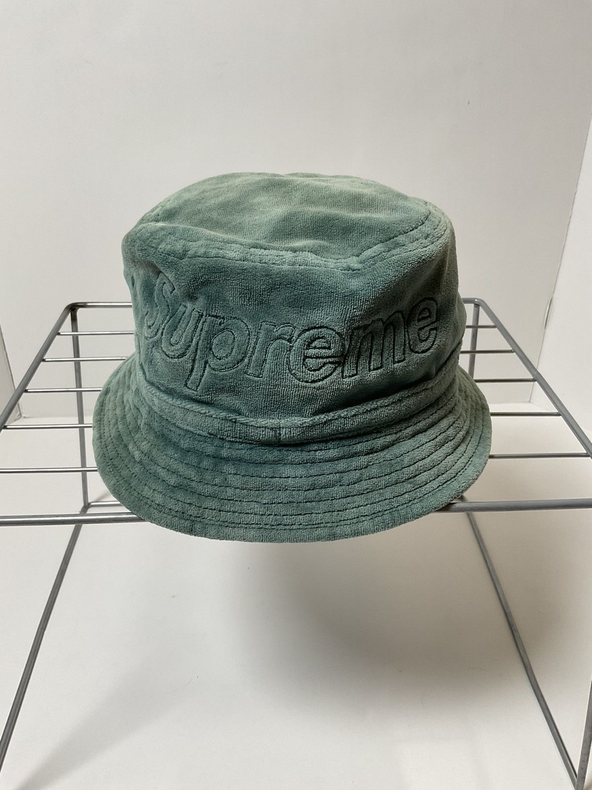 Supreme Supreme SS18 Lacoste Velour Crusher Bucket Hat M Super