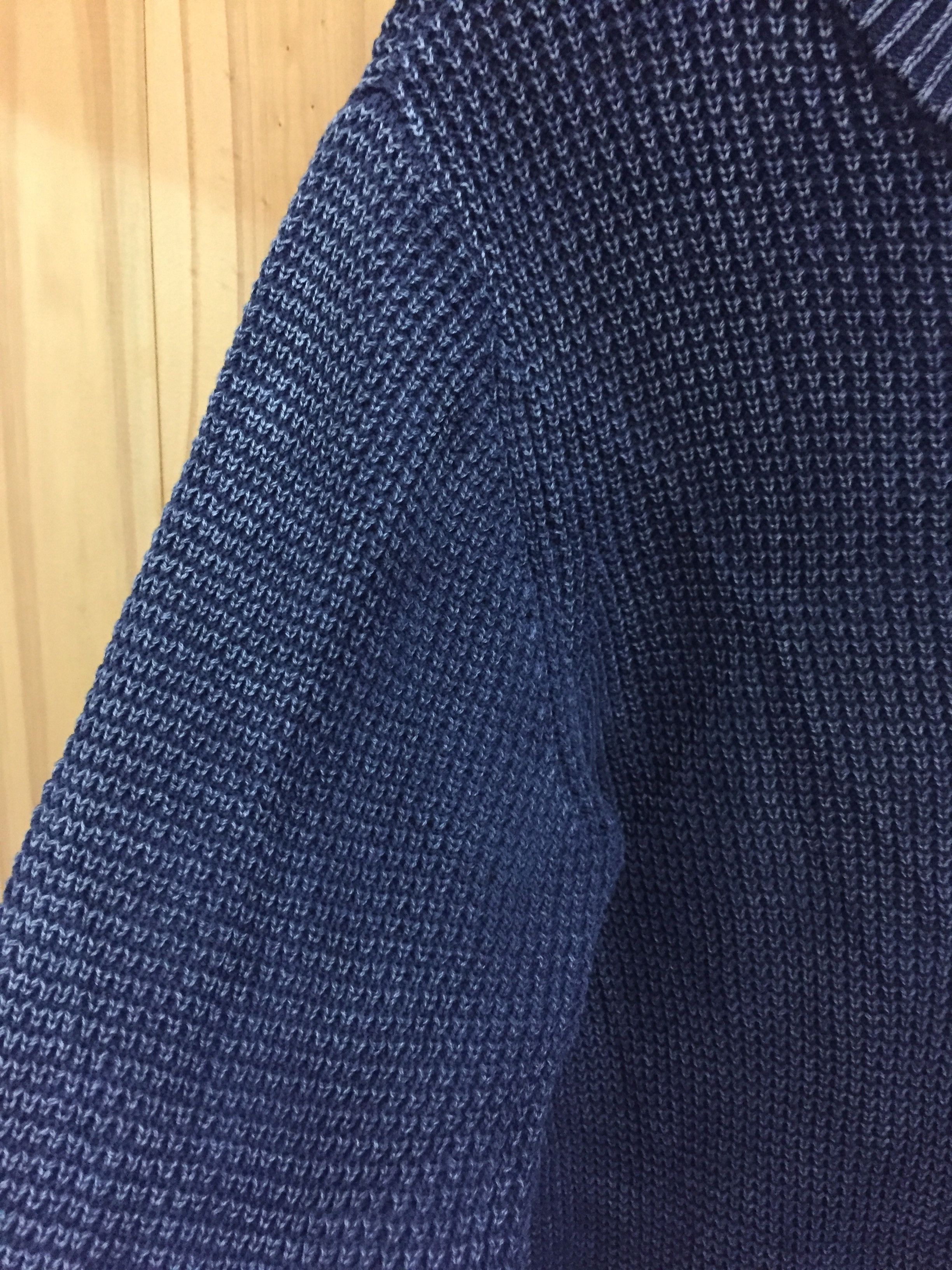 Japanese Brand × NANO universe Nano Universe Indigo rusty wash wafer Knit Size US S / EU 44-46 / 1 - 7 Thumbnail