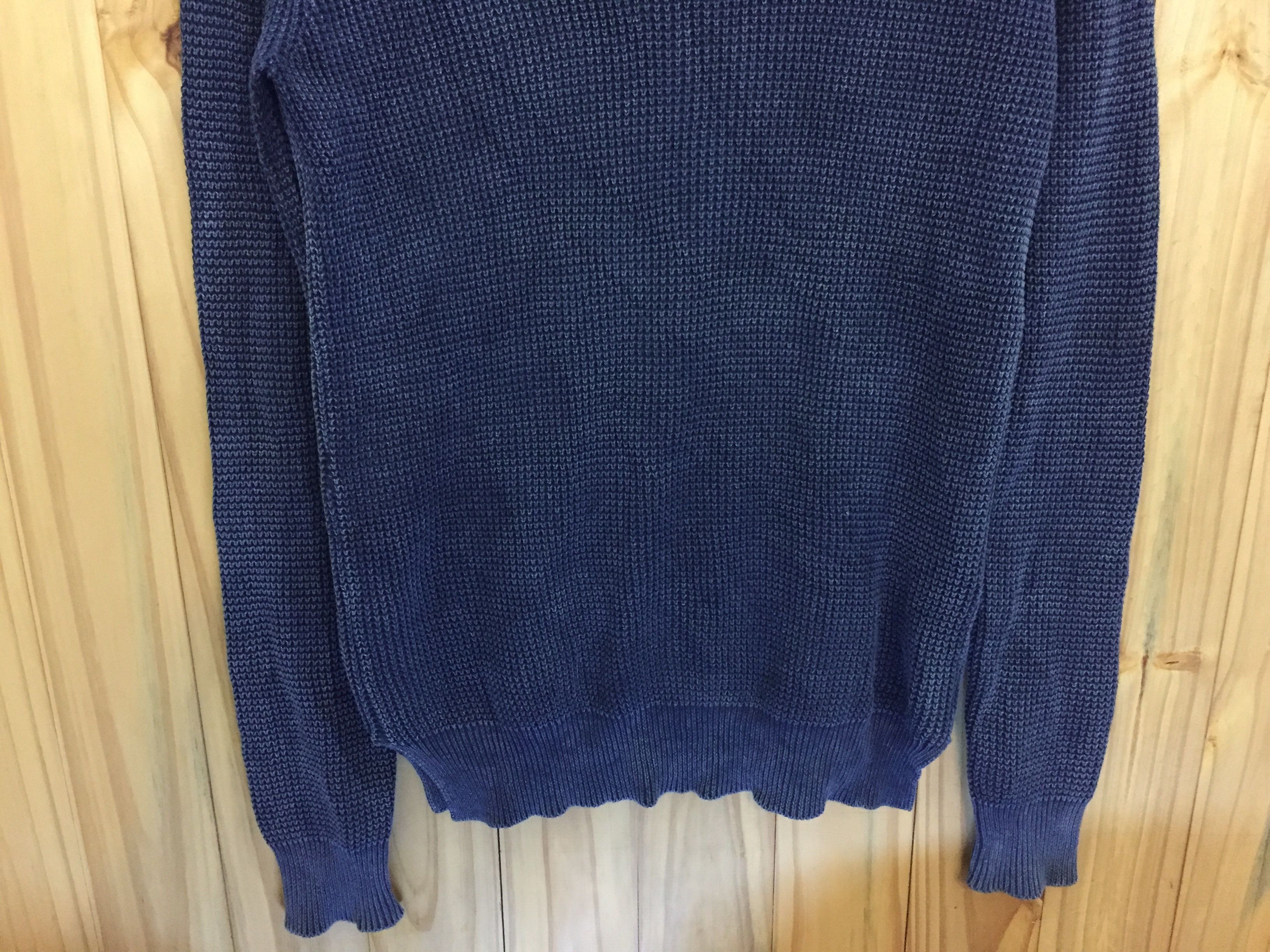 Japanese Brand × NANO universe Nano Universe Indigo rusty wash wafer Knit Size US S / EU 44-46 / 1 - 5 Thumbnail