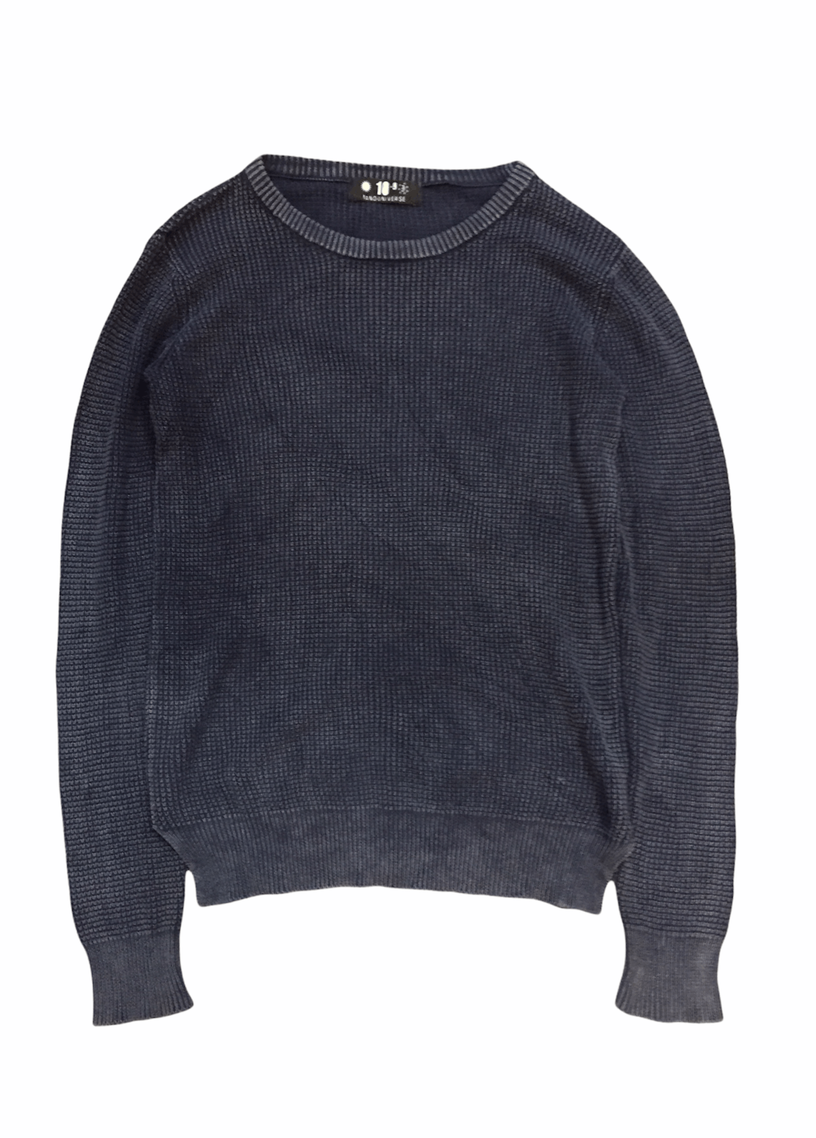 Japanese Brand × NANO universe Nano Universe Indigo rusty wash wafer Knit Size US S / EU 44-46 / 1 - 1 Thumbnail