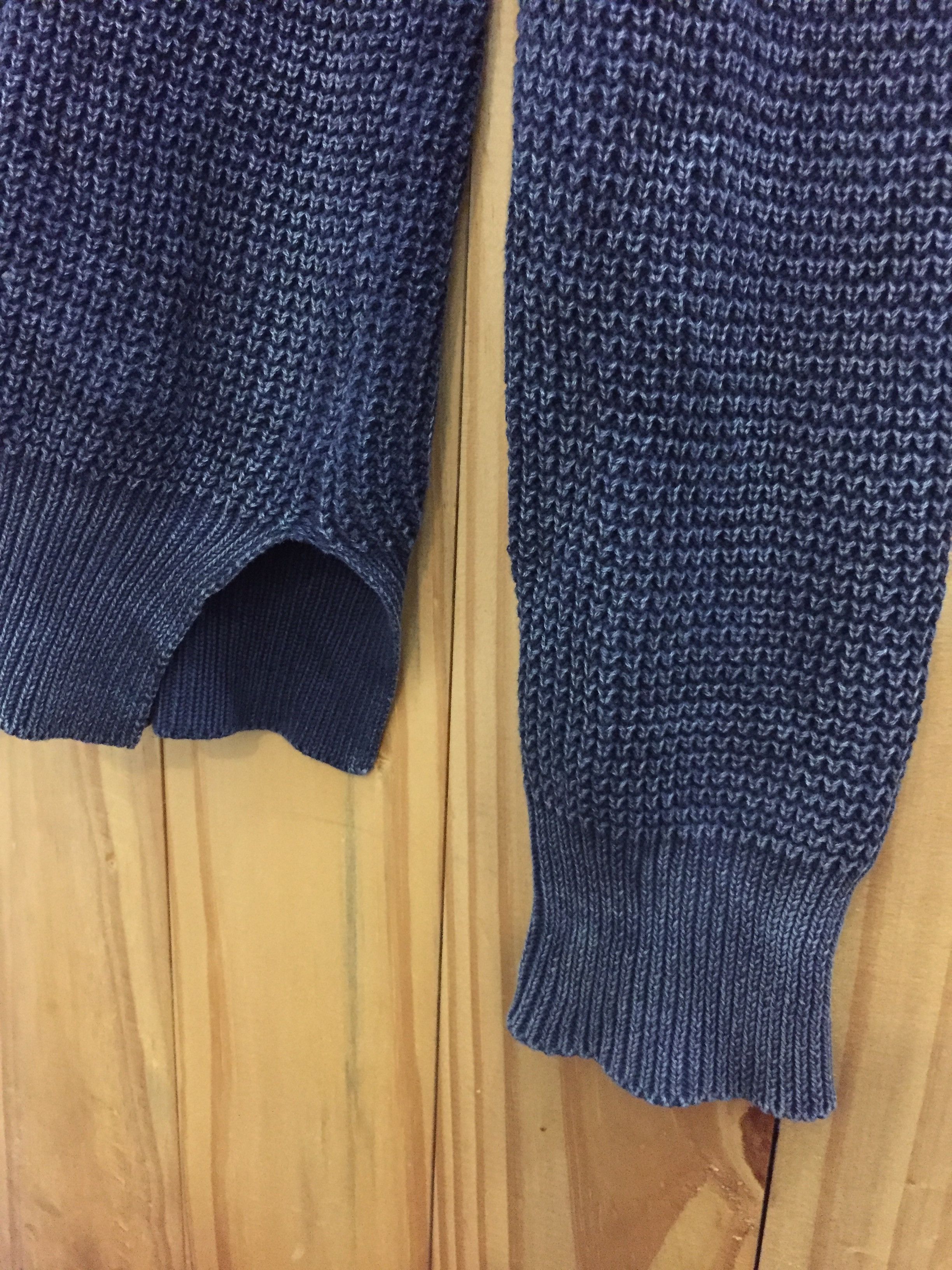 Japanese Brand × NANO universe Nano Universe Indigo rusty wash wafer Knit Size US S / EU 44-46 / 1 - 8 Thumbnail