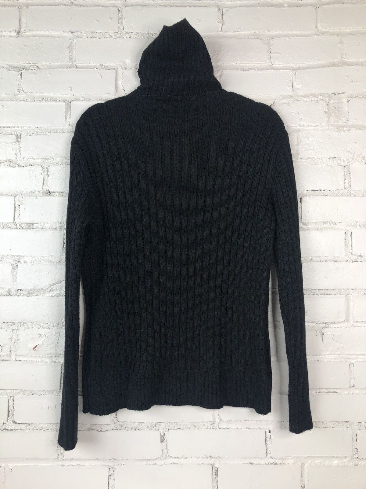 Devon Halfnight Leflufy Rare Devon Halfnight LeFlufy Designer Cable Knit Turtleneck Size US M / EU 48-50 / 2 - 4 Thumbnail