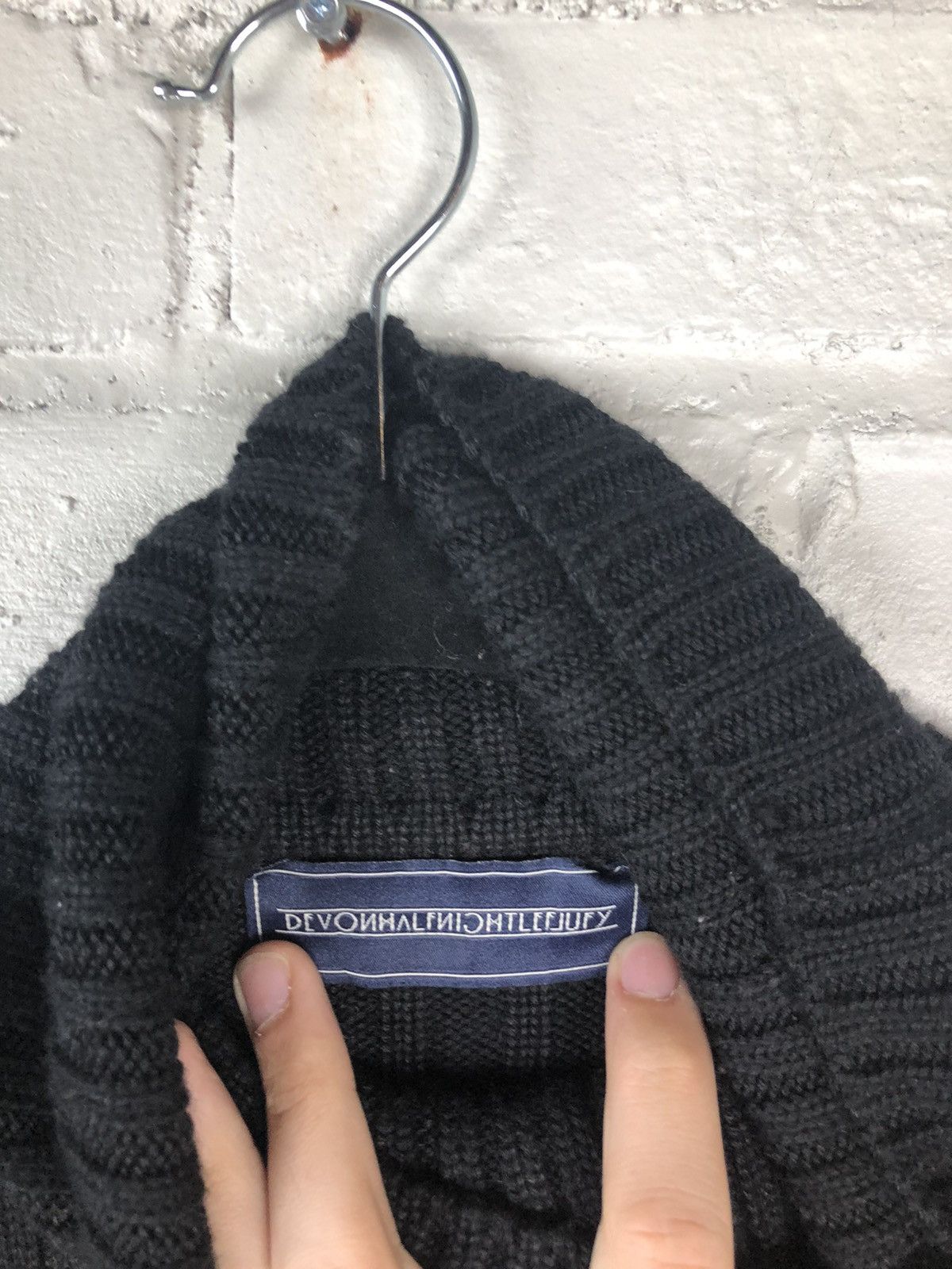 Devon Halfnight Leflufy Rare Devon Halfnight LeFlufy Designer Cable Knit Turtleneck Size US M / EU 48-50 / 2 - 3 Thumbnail