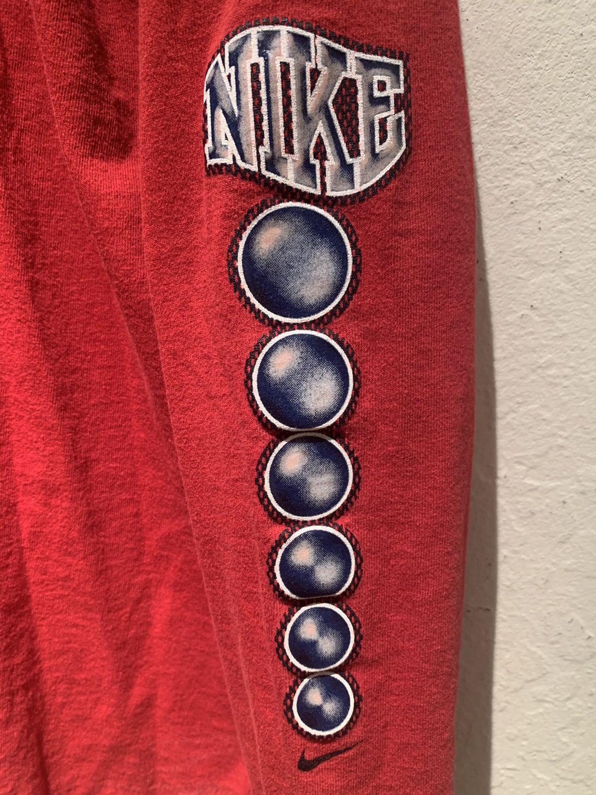 Nike × Vintage *RARE* Vintage Nike Air Max Sphere Logo Long-Sleeve Shirt Size US S / EU 44-46 / 1 - 4 Thumbnail