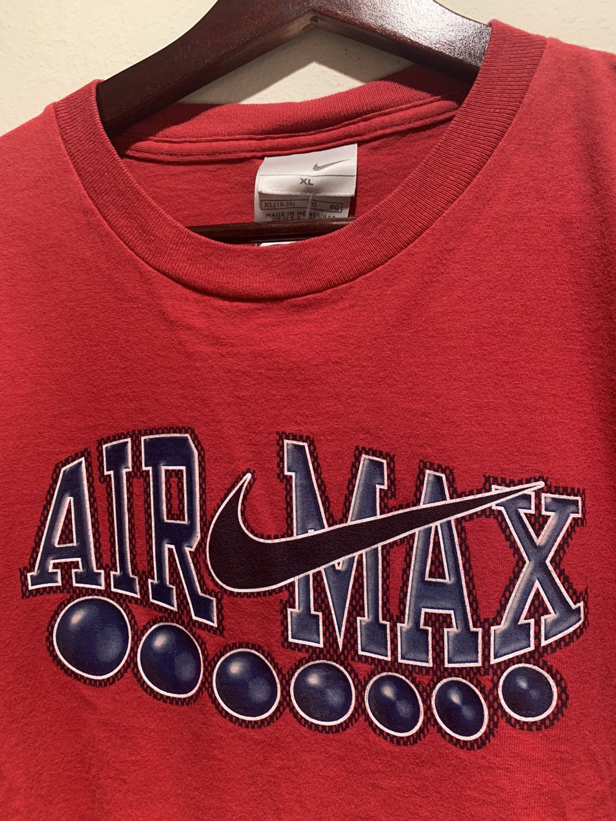 Nike × Vintage *RARE* Vintage Nike Air Max Sphere Logo Long-Sleeve Shirt Size US S / EU 44-46 / 1 - 3 Thumbnail
