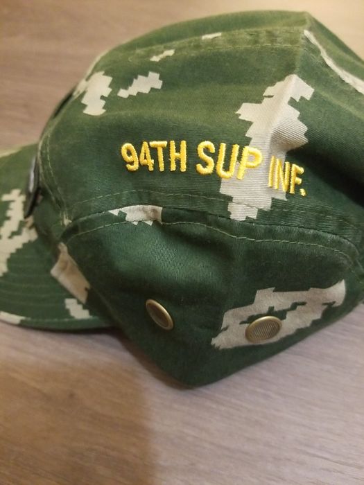 Supreme Supreme military camp olive Russian camo hat | Grailed