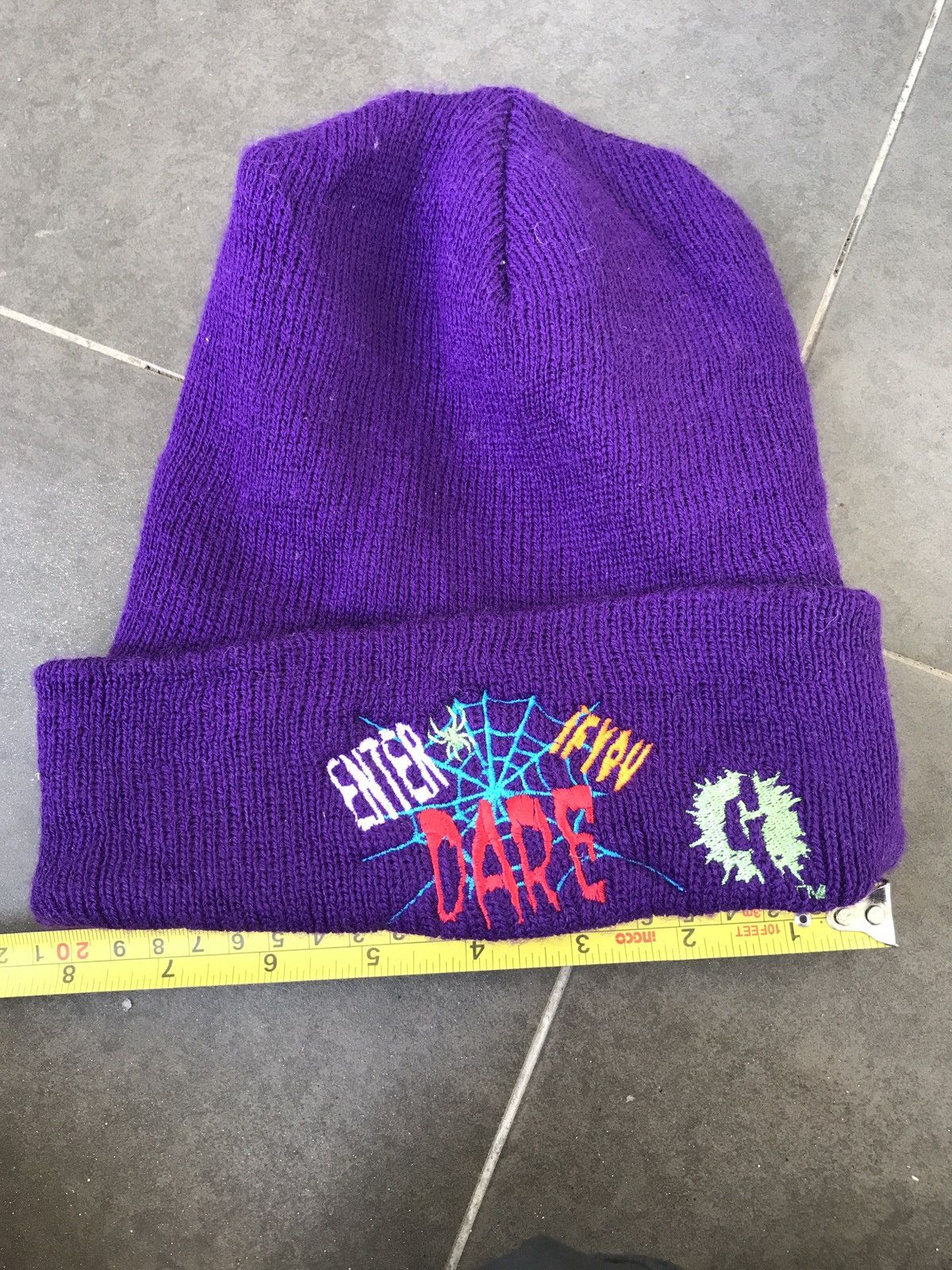Cartoon Network Vintage GOOSEBUMP Spider Nest Embroidery Snow Cap Size ONE SIZE - 6 Thumbnail