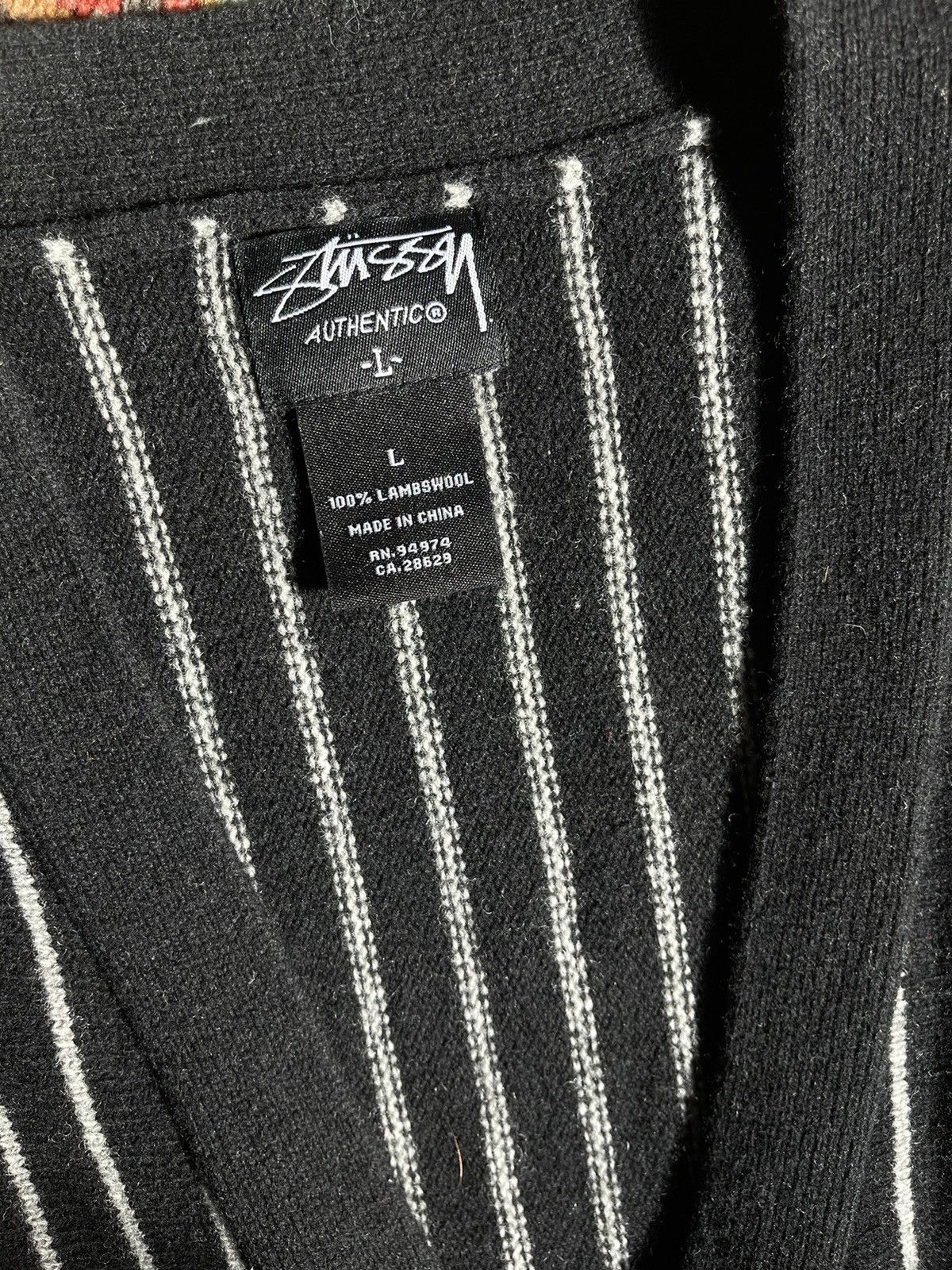 Stussy Stussy Cardigan - Vintage Size US L / EU 52-54 / 3 - 2 Thumbnail