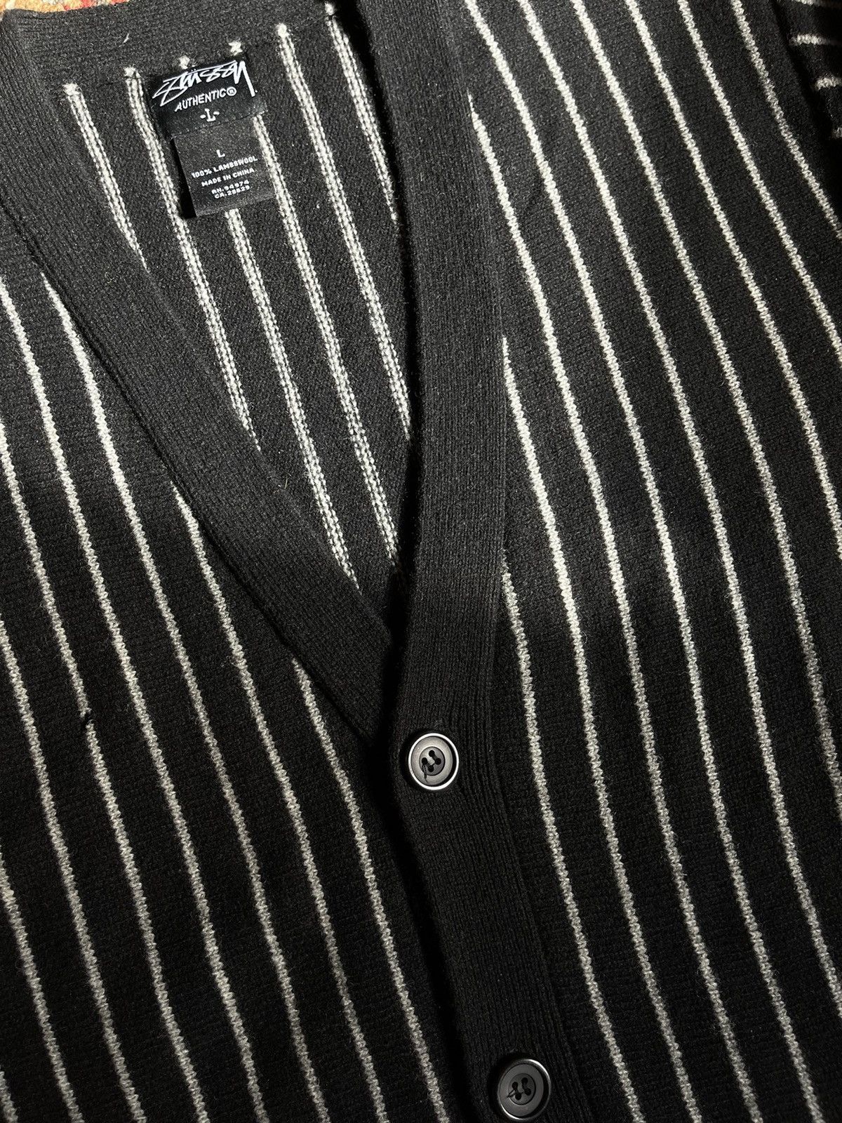 Stussy Stussy Cardigan - Vintage Size US L / EU 52-54 / 3 - 3 Thumbnail