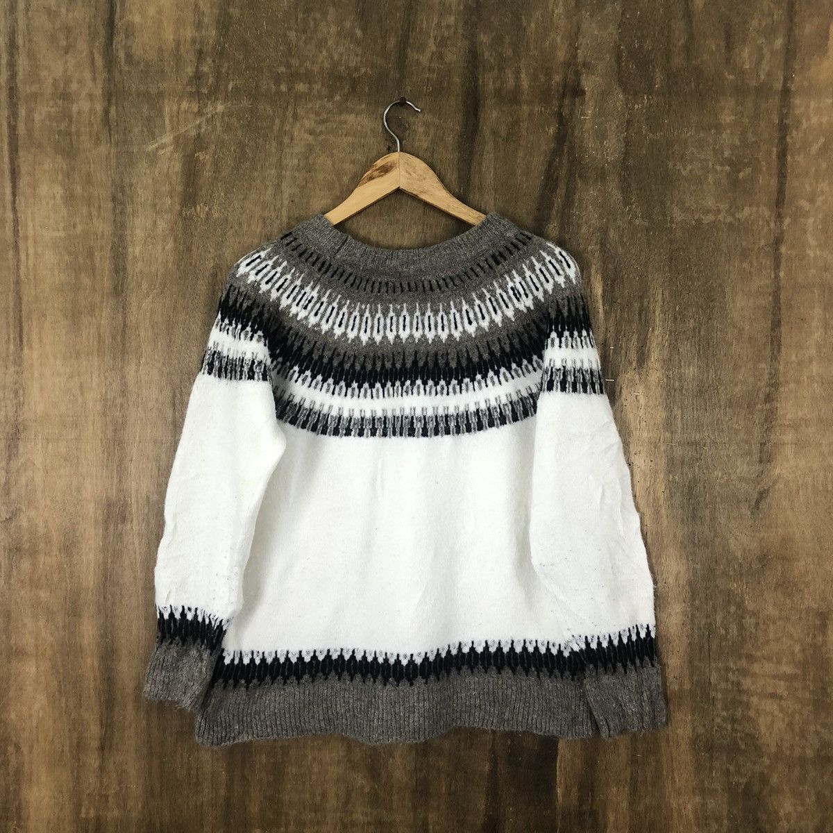 Aran Isles Knitwear × Japanese Brand Japanese Brand Navajo Knitwear #048 Size US M / EU 48-50 / 2 - 7 Thumbnail