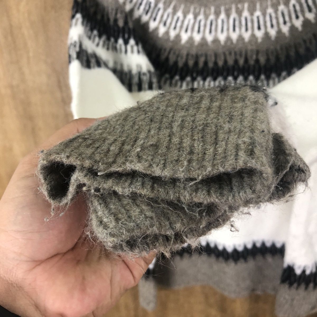 Aran Isles Knitwear × Japanese Brand Japanese Brand Navajo Knitwear #048 Size US M / EU 48-50 / 2 - 4 Thumbnail