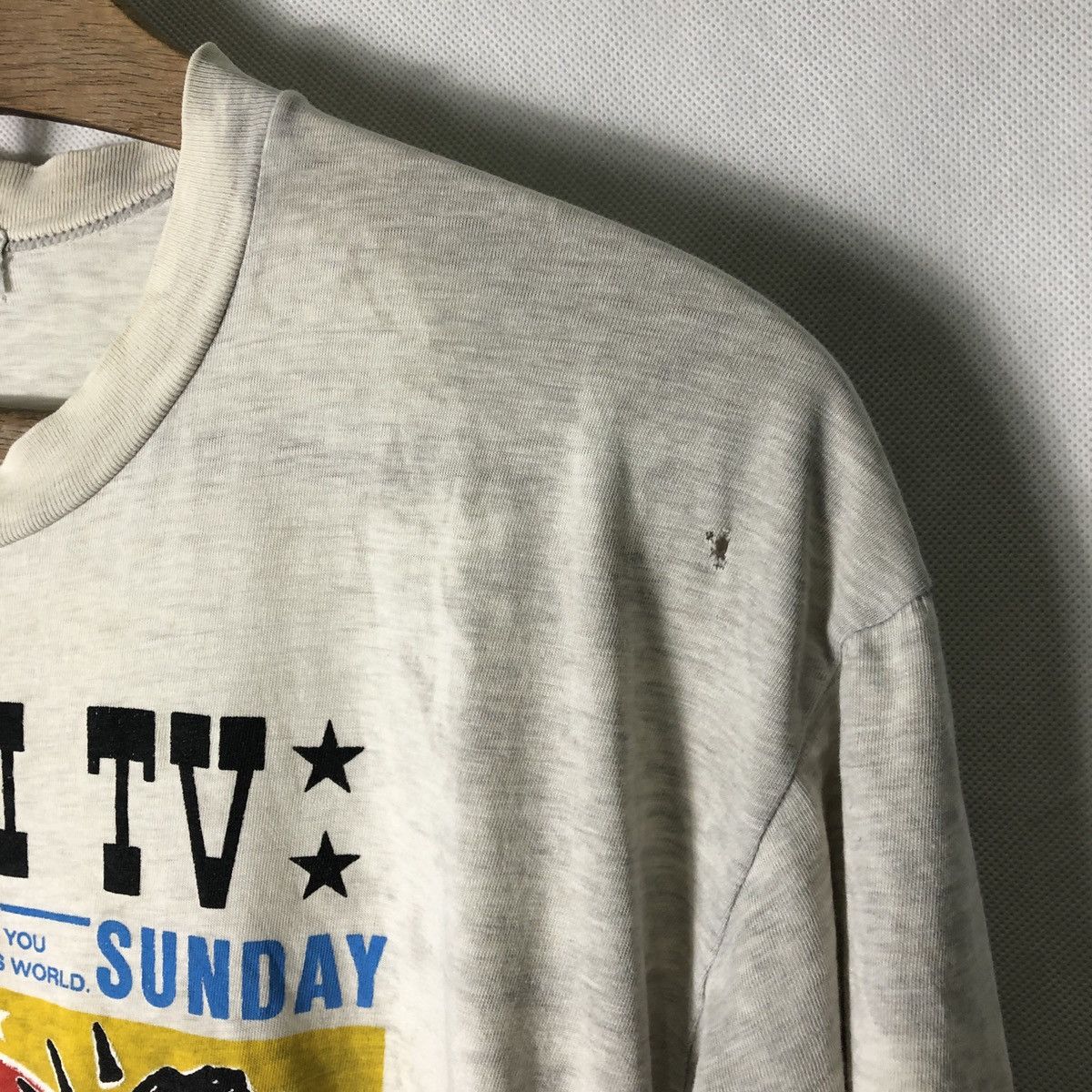Japanese Brand × Mtv × Vintage Vintage Mtv Japan Genki Tv Distressed Tshirt Size US M / EU 48-50 / 2 - 4 Thumbnail