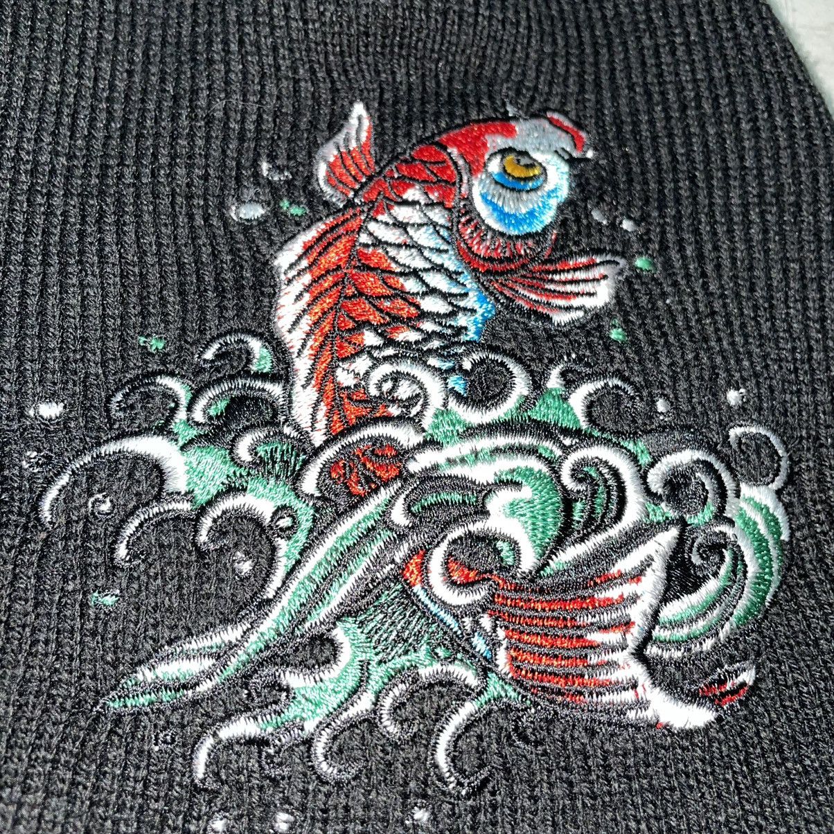 Ed Hardy × Vintage Ed Hardy Koi Fish Beanie Skully | Grailed