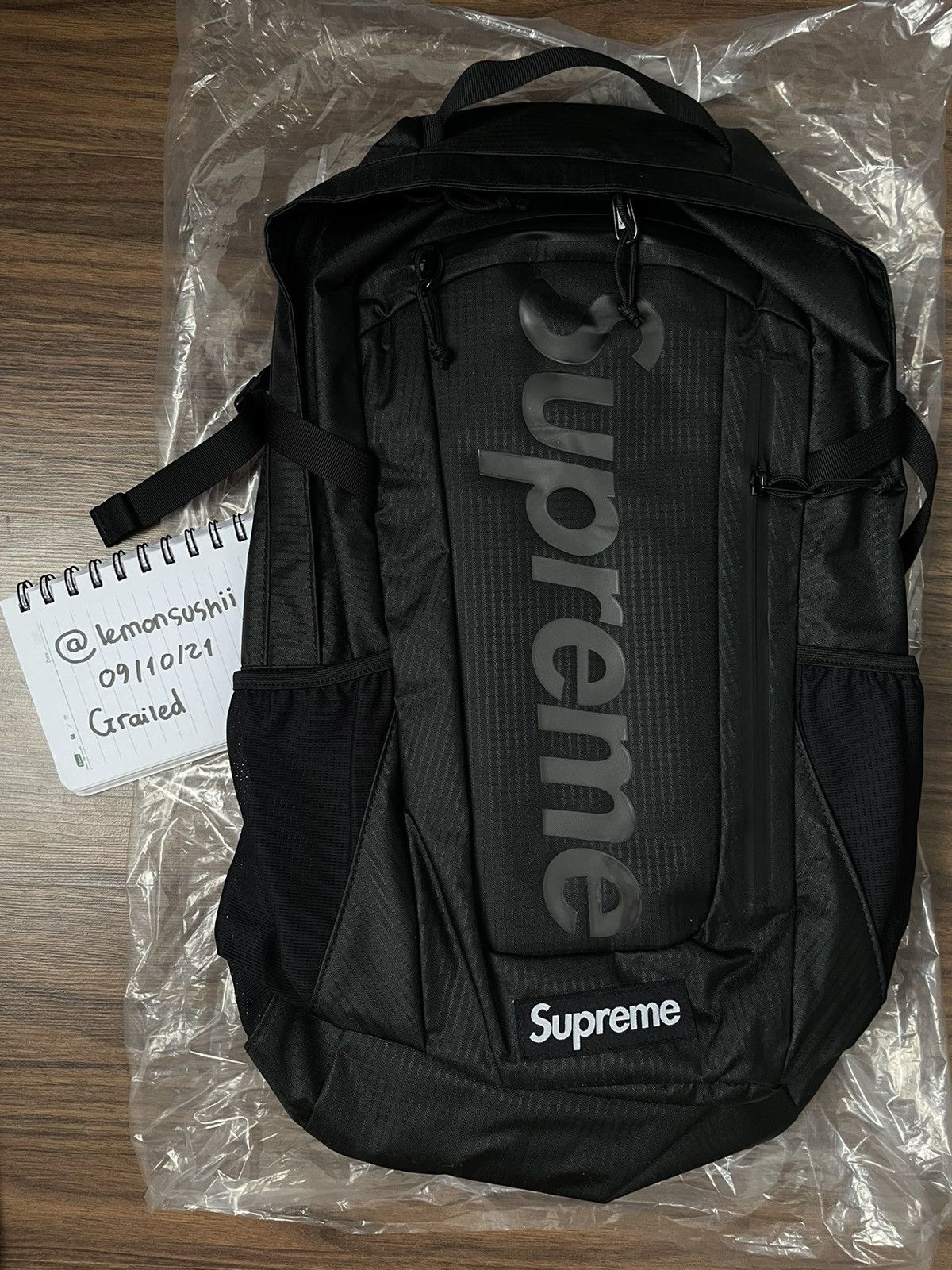 Supreme Supreme Backpack SS21 Black Grailed