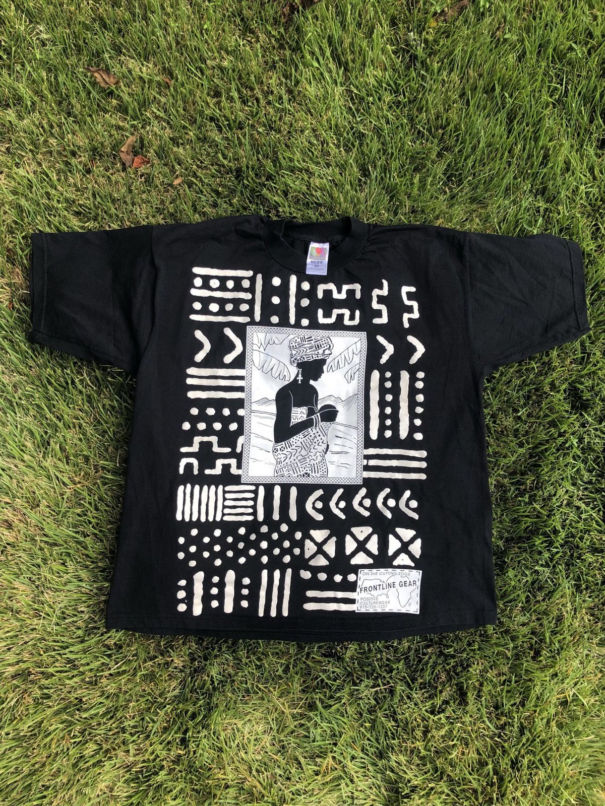 Vintage Vintage 90s African Tribal All Over Print Shirt Size US XL / EU 56 / 4 - 2 Thumbnail