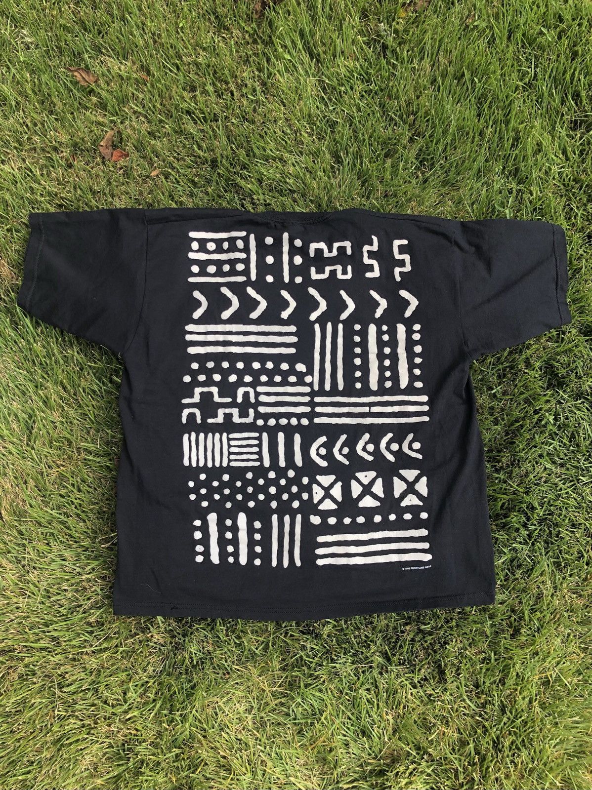 Vintage Vintage 90s African Tribal All Over Print Shirt Size US XL / EU 56 / 4 - 3 Thumbnail