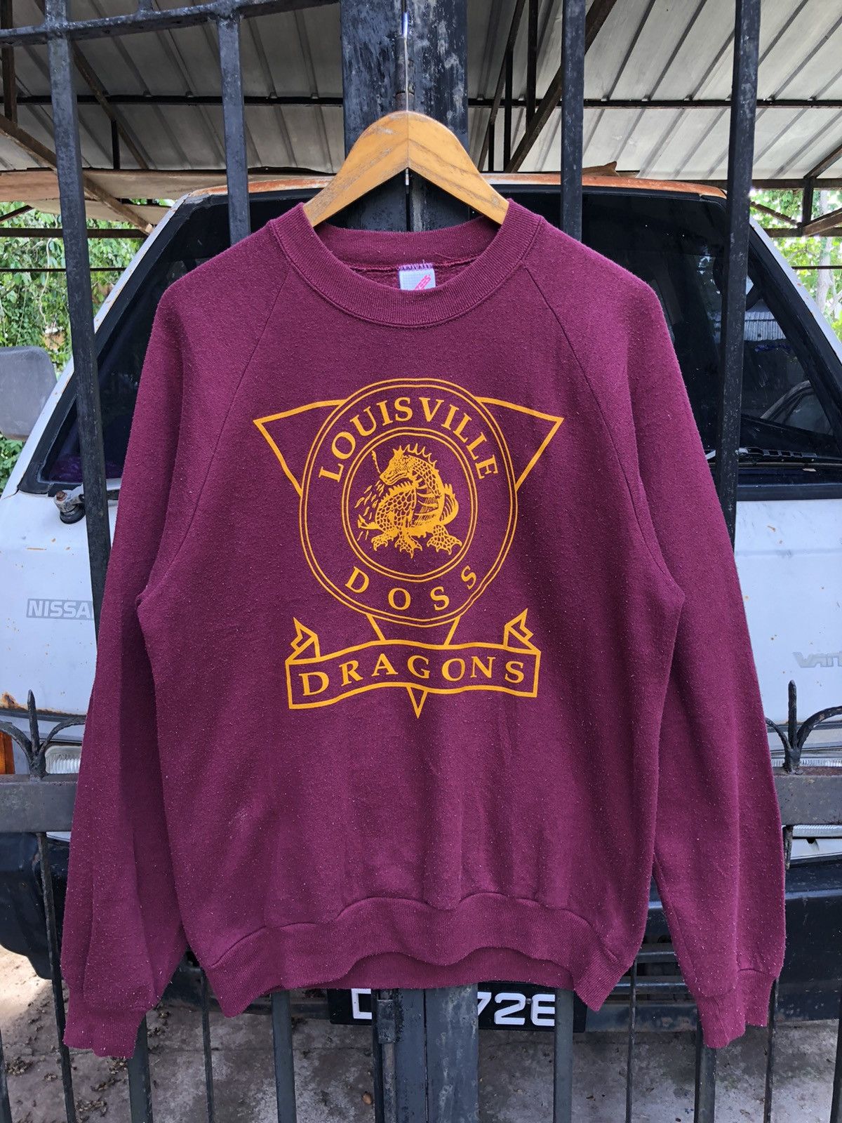 Vintage Vintage Louisville Doss Dragons Sweatshirt Size US M / EU 48-50 / 2 - 1 Thumbnail