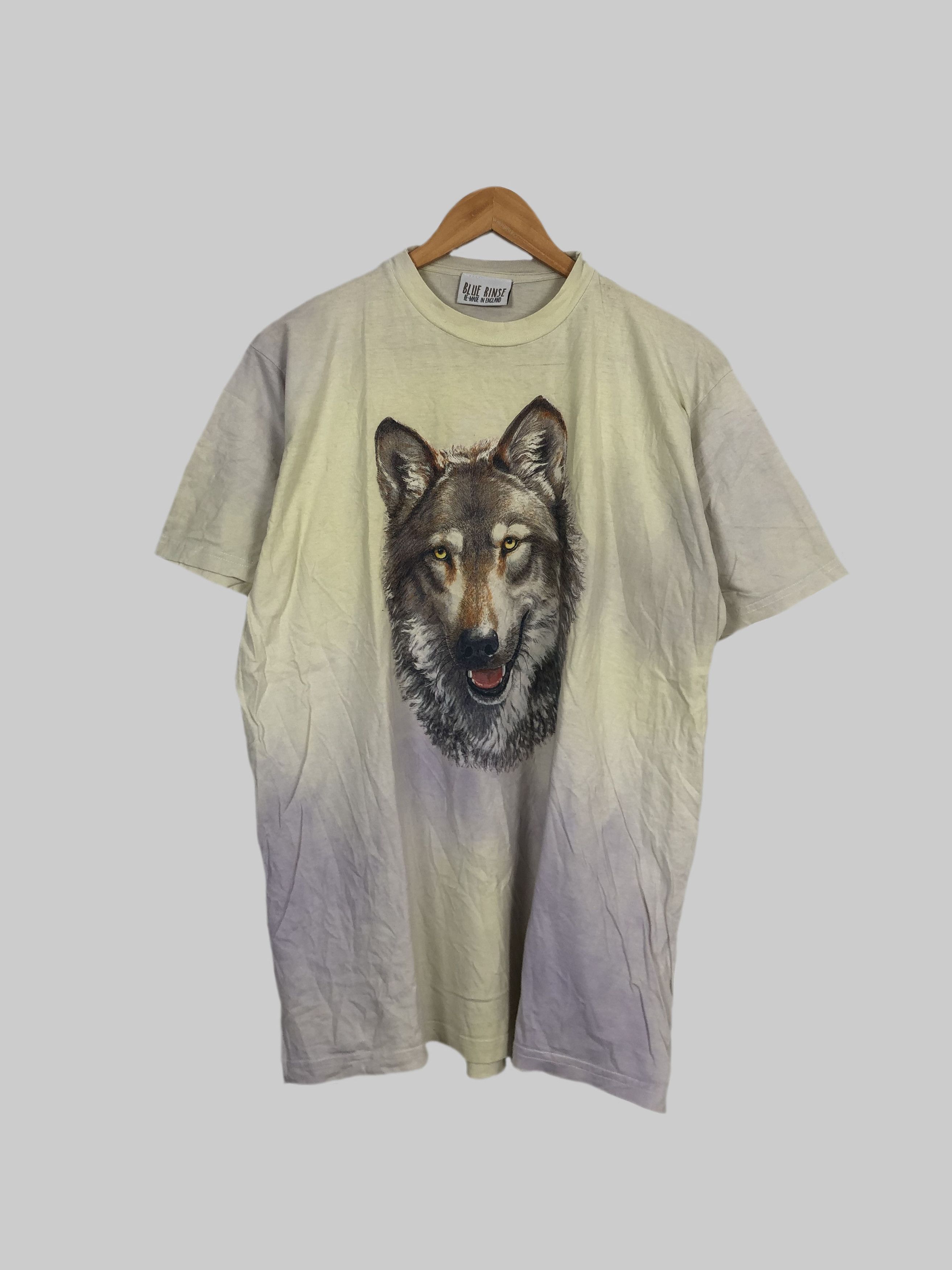 Vintage Vintage 90s Wolf tie dye t-shirt (Sea Frog Wolf Eagles) Size US M / EU 48-50 / 2 - 1 Thumbnail