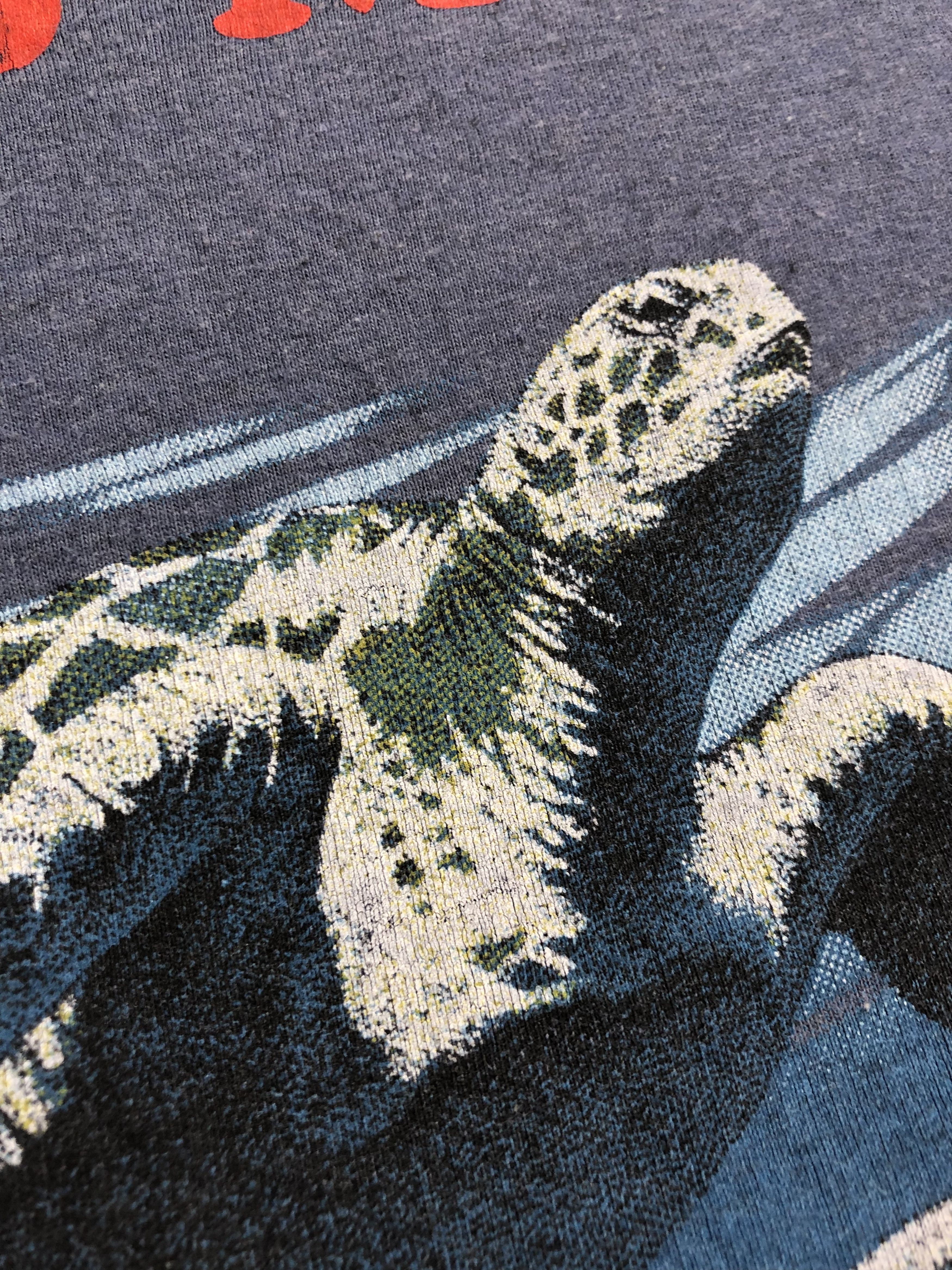 Vintage Vintage 1991 Air Waves Turtle Sea Ocean Porto Manise Size US XL / EU 56 / 4 - 4 Thumbnail