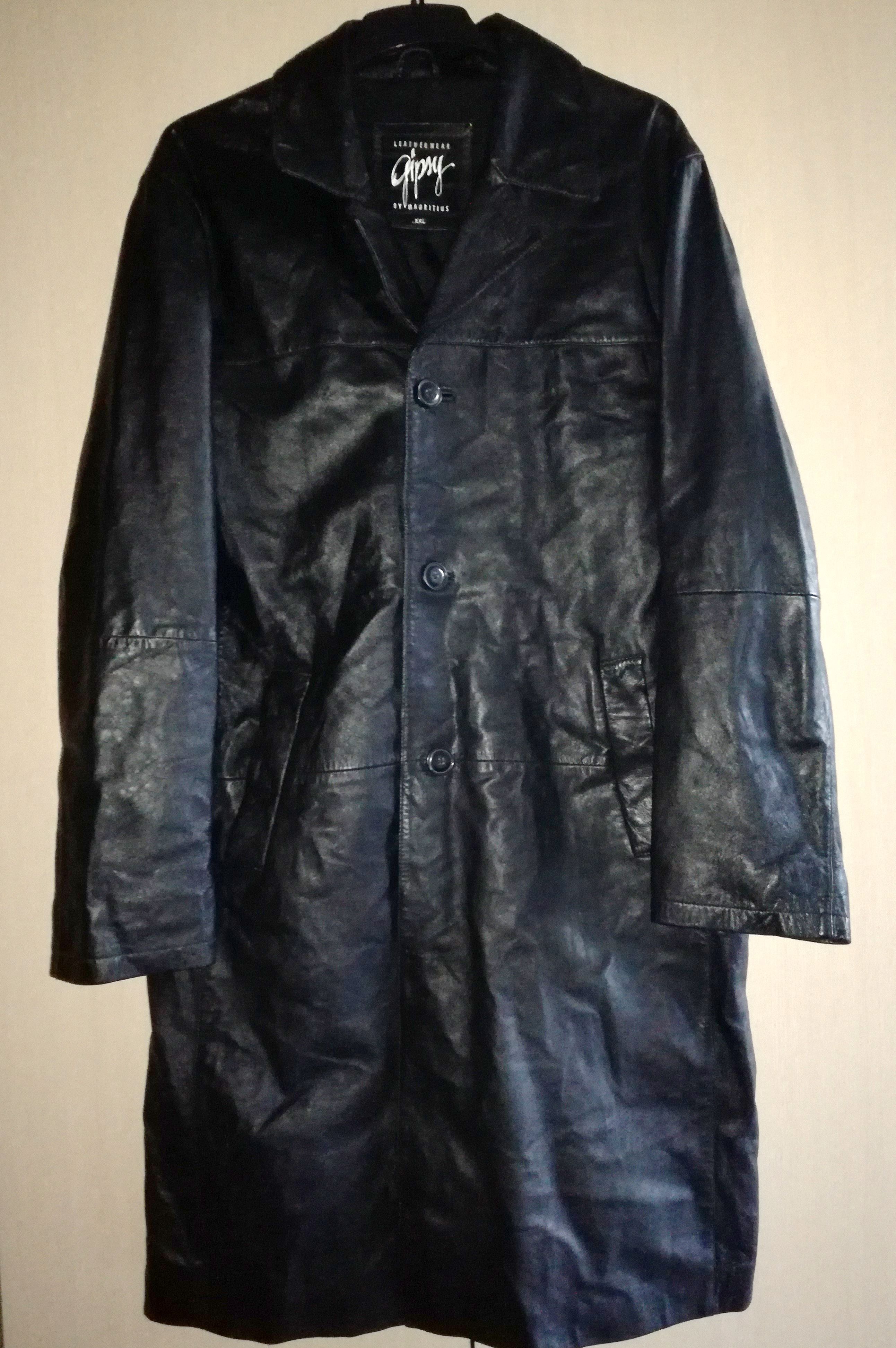 Gypsy Gipsy by Mauritius German Long Black Leather Trench Coat | Grailed