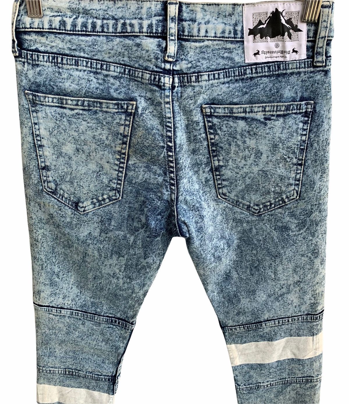 Designer × Japanese Brand Japanese Designer Asid Wash Advantage Cycle University jeans Size US 29 - 7 Thumbnail