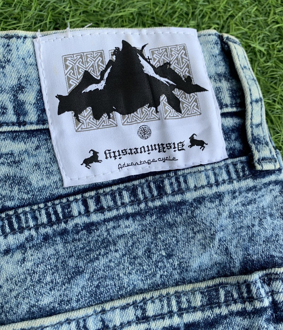 Designer × Japanese Brand Japanese Designer Asid Wash Advantage Cycle University jeans Size US 29 - 13 Thumbnail